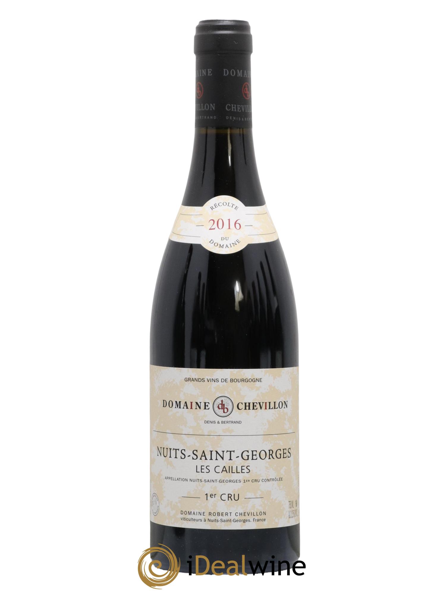 Nuits-Saint-Georges 1er Cru Les Cailles Robert Chevillon 2016 - Lot de 1 bouteille - 0