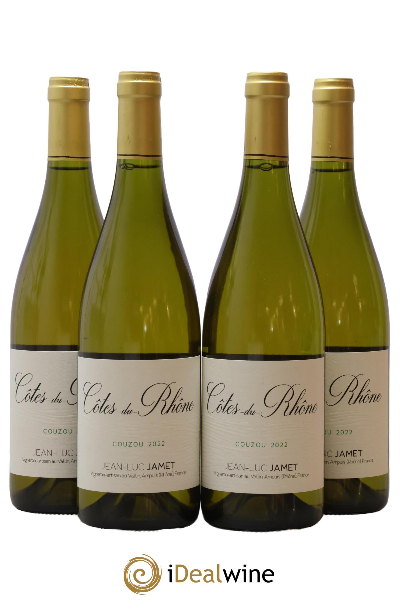 Côtes-du-Rhône Couzou Jean Luc Jamet 2022 - Lot de 4 bouteilles - 0