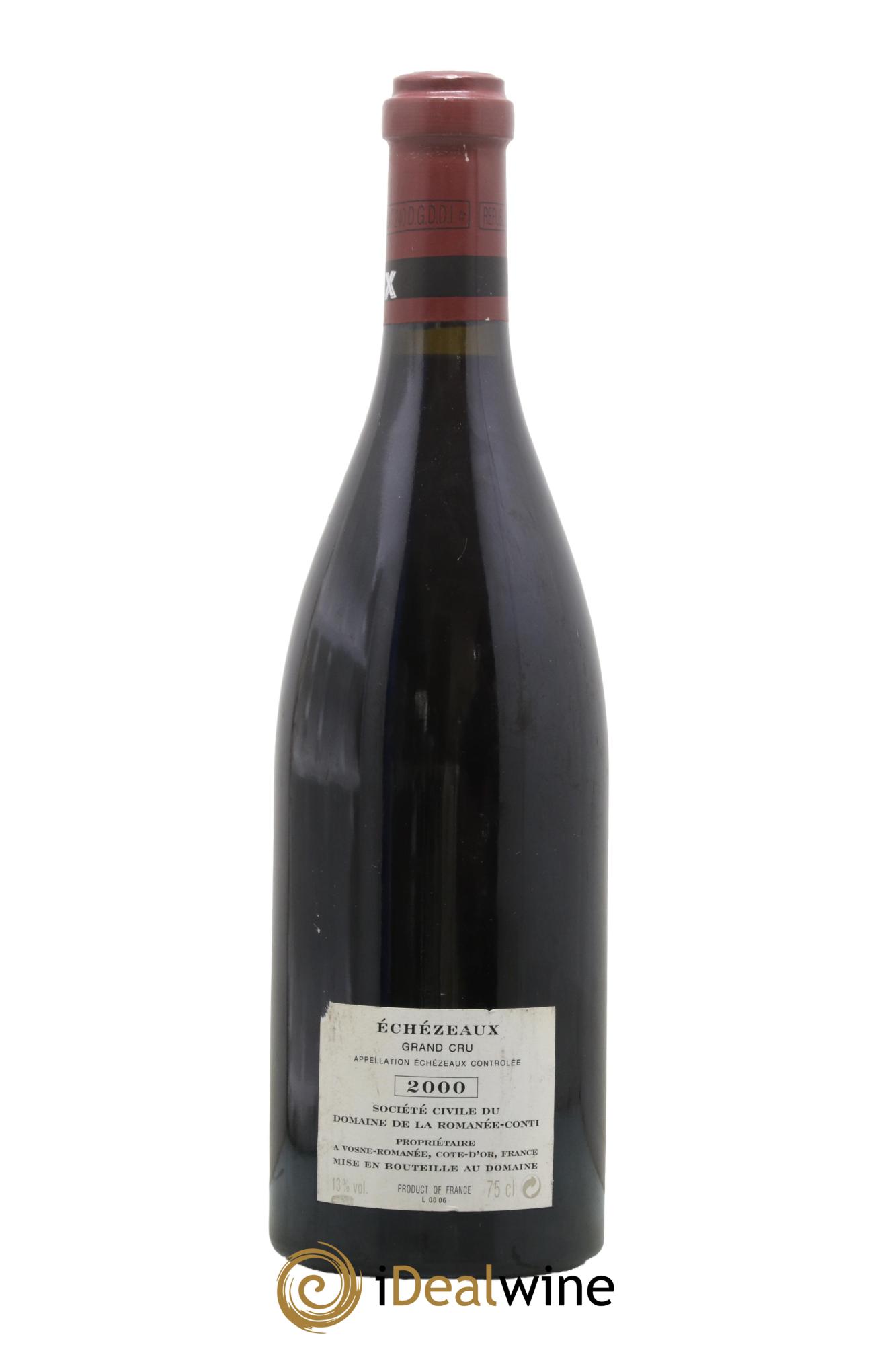 Echezeaux Grand Cru Domaine de la Romanée-Conti 2000 - Lot de 1 bouteille - 1