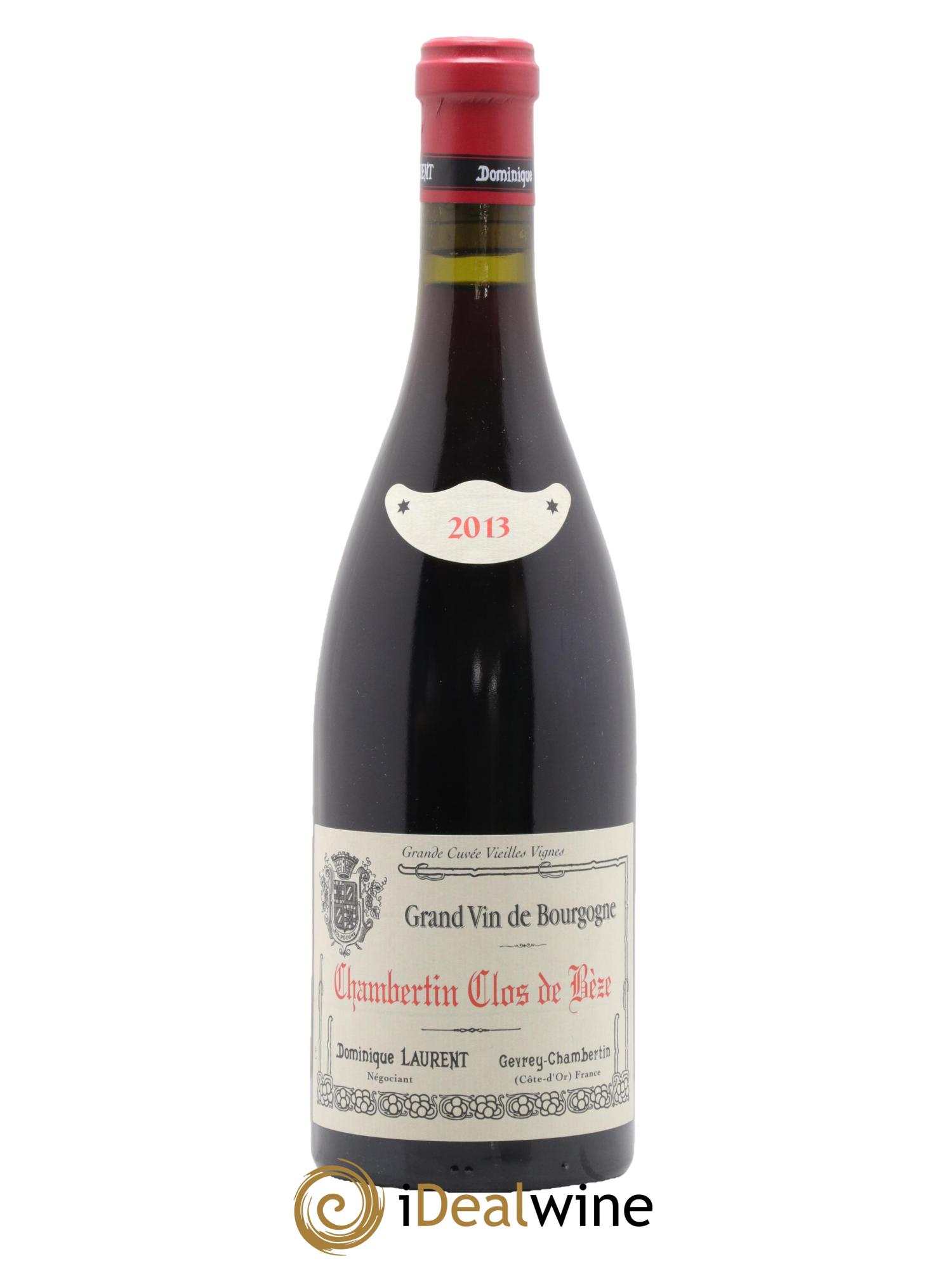 Chambertin Clos de Bèze Grand Cru Grande cuvée Vieilles vignes Dominique Laurent Grande Cuvée Vieilles Vignes Dominique Laurent 2013 - Lot de 1 bouteille - 0