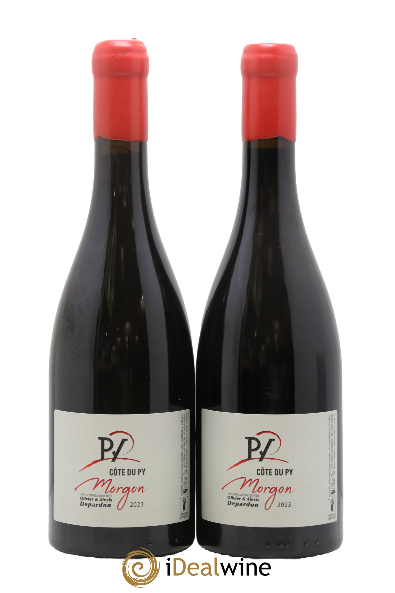 Morgon Côte du Py Olivier et Alexis Depardon 2023 - Lot de 2 bouteilles - 0