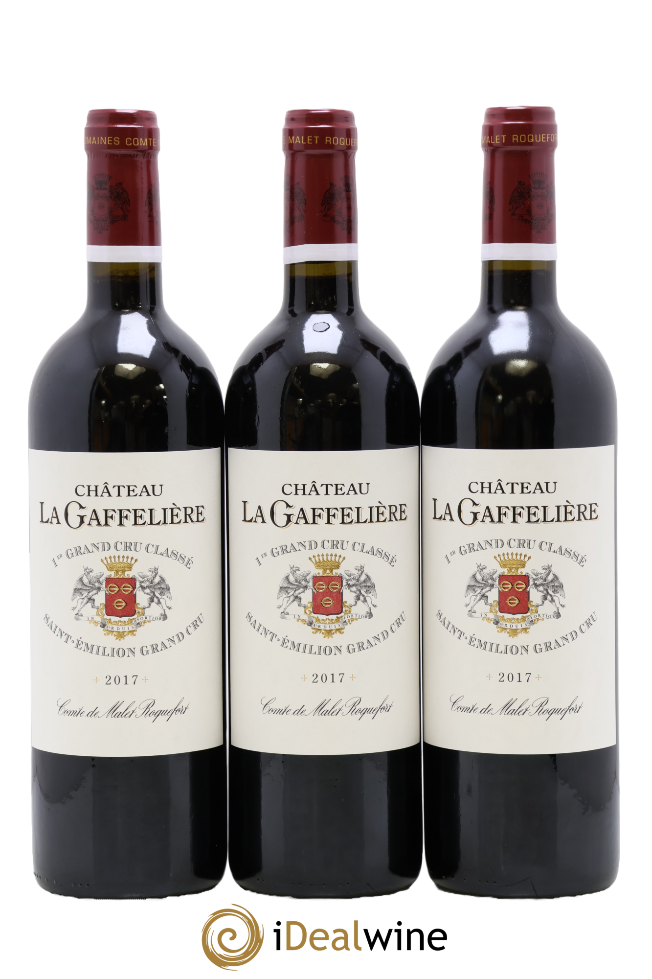 Château la Gaffelière 1er Grand Cru Classé B 2017 - Lot de 3 bouteilles - 0
