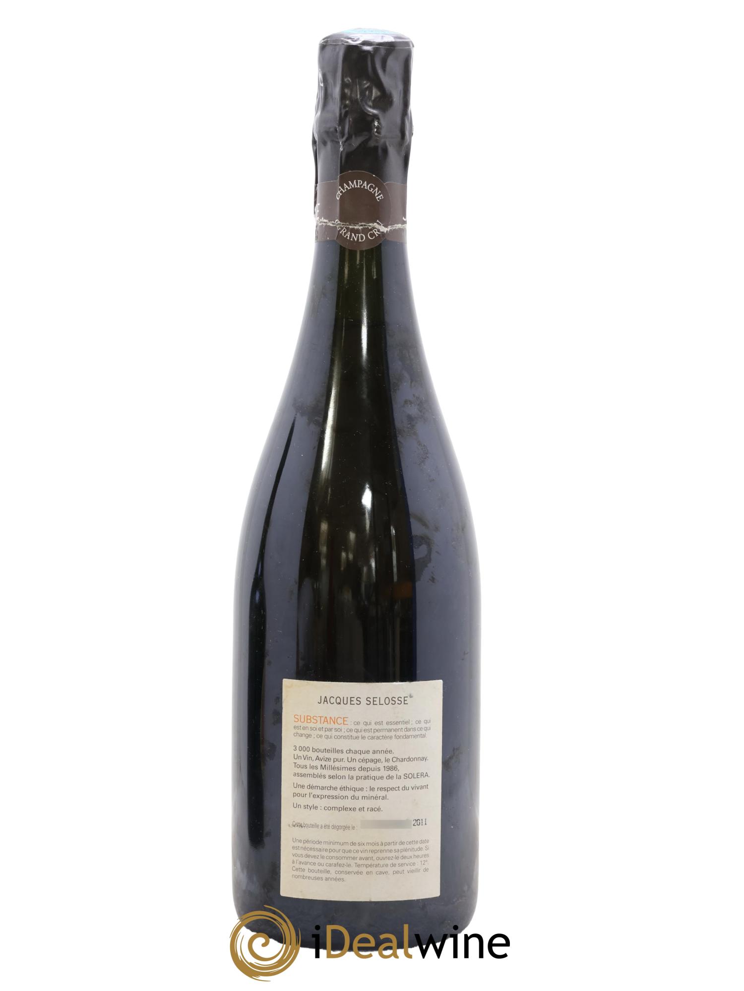 Substance Jacques Selosse - Lot of 1 bottle - 1