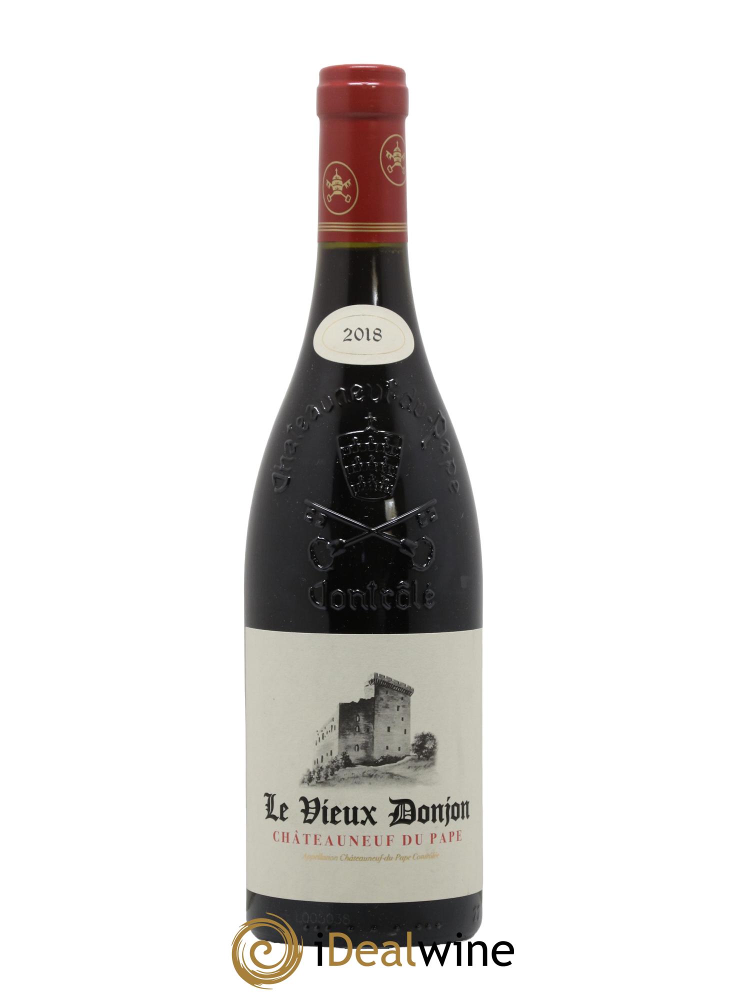 Châteauneuf-du-Pape Le Vieux Donjon Michel Lucien 2018 - Lot de 1 bouteille - 0