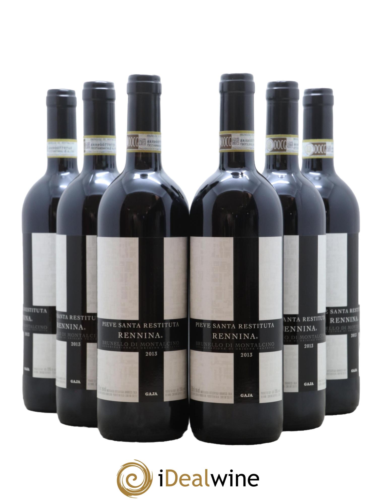 Brunello di Montalcino DOCG Pieve Santa Restituta - Rennina Angelo Gaja 2013 - Posten von 6 Flaschen - 0
