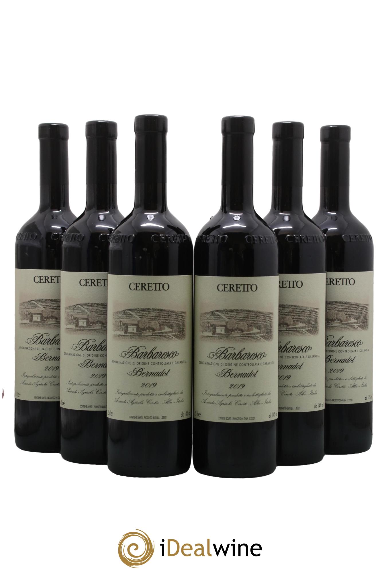 Barbaresco DOCG Bernardot Cerretto 2019 - Lot de 6 bouteilles - 0