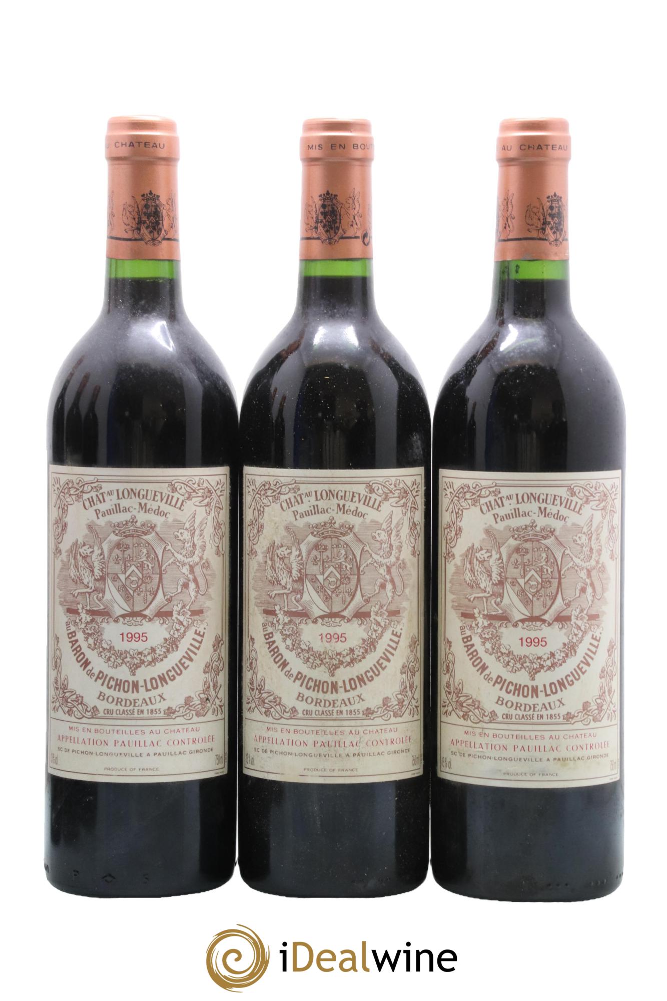 Pichon Longueville Baron 2ème Grand Cru Classé 1995 - Lot of 12 bottles - 3