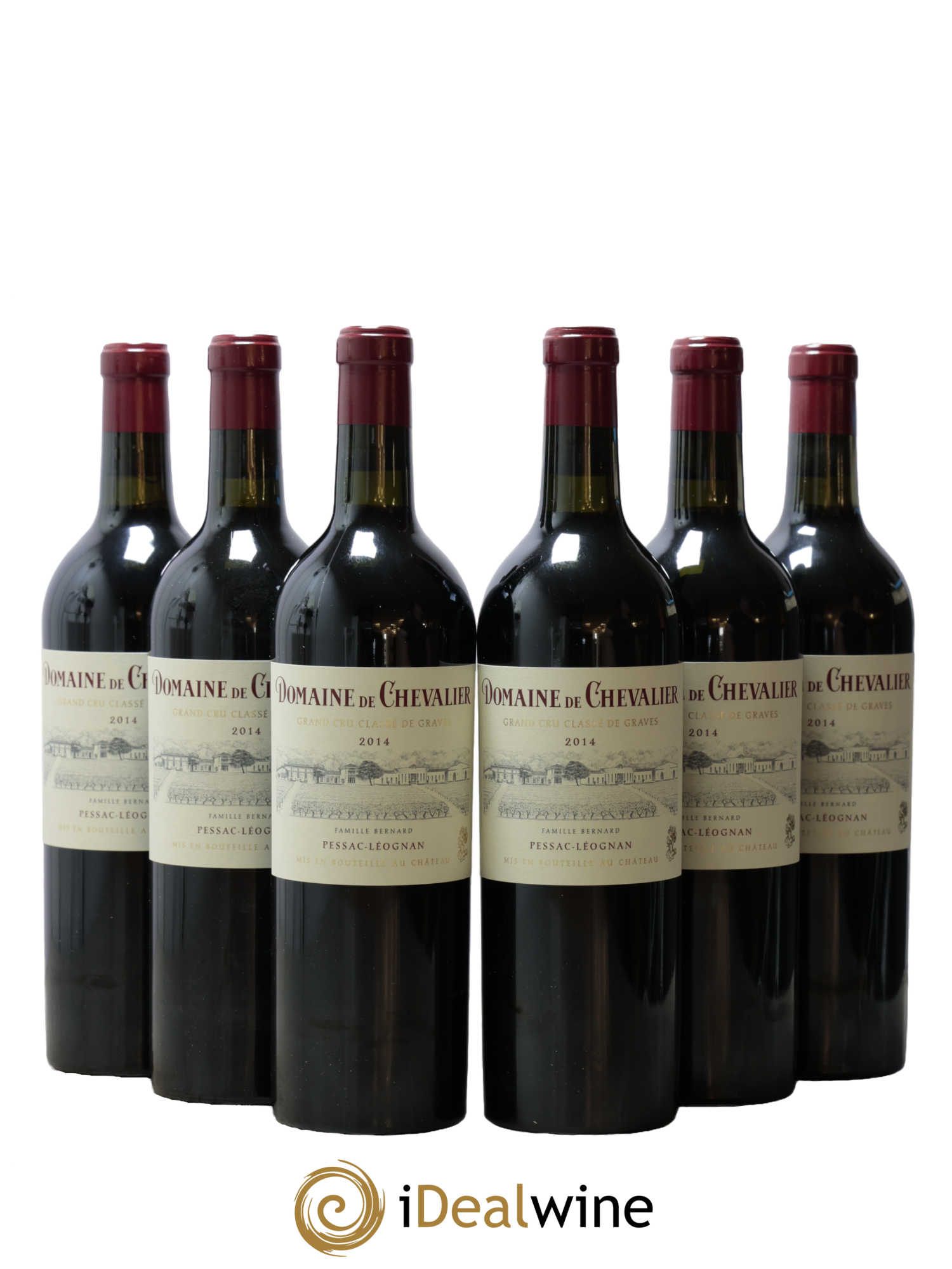 Domaine de Chevalier Cru Classé de Graves 2014 - Lot de 6 bouteilles - 0