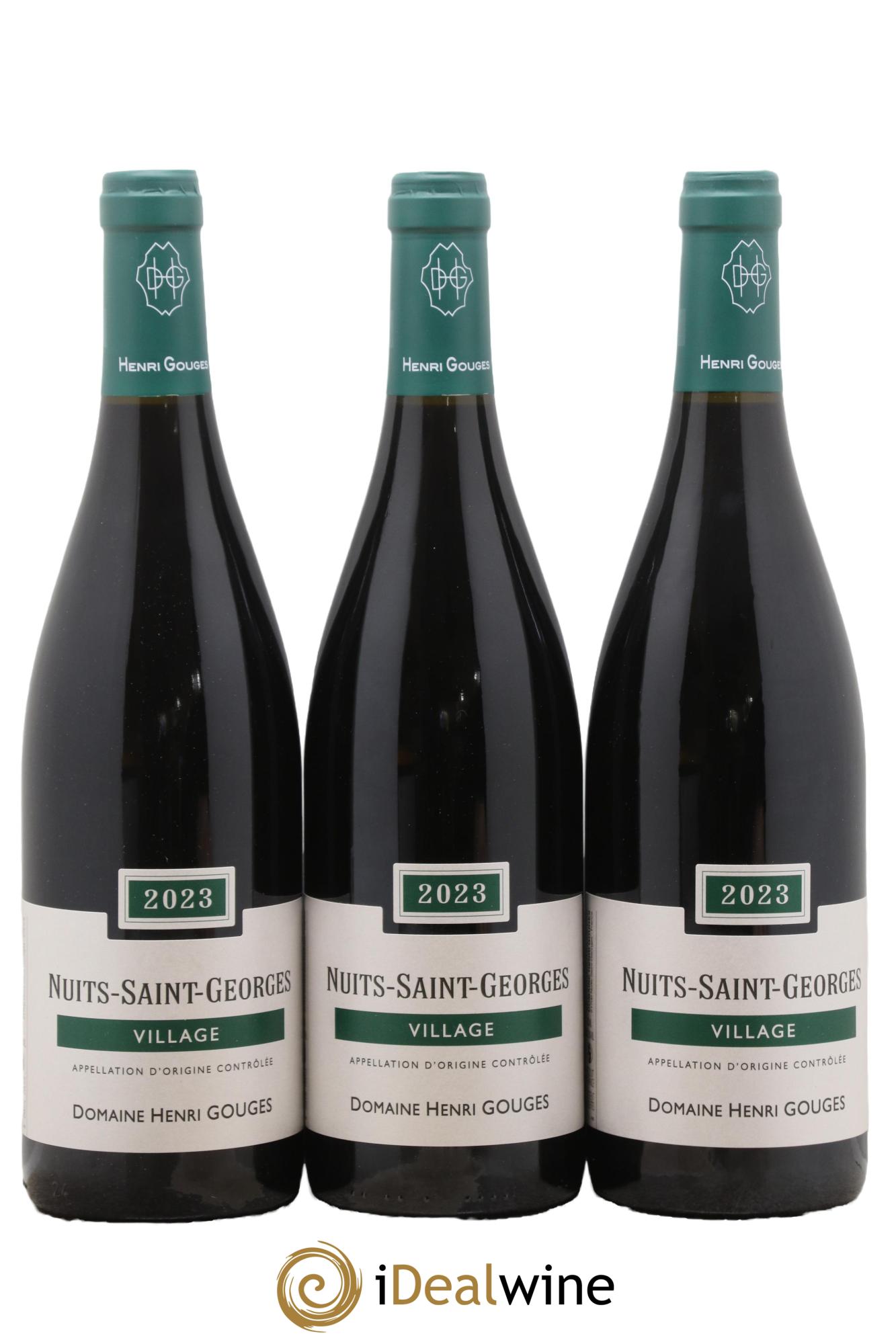 Nuits-Saint-Georges Henri Gouges Village 2023 - Lot de 3 bouteilles - 0
