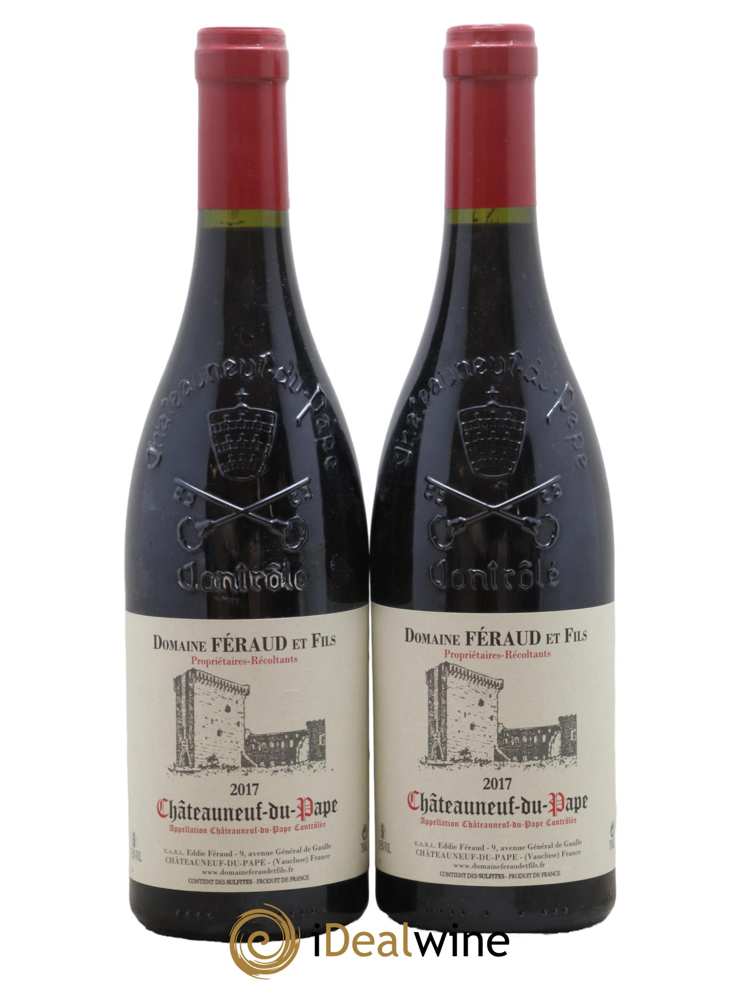 Châteauneuf-du-Pape Eddie Féraud 2017 - Lot de 2 bouteilles - 0