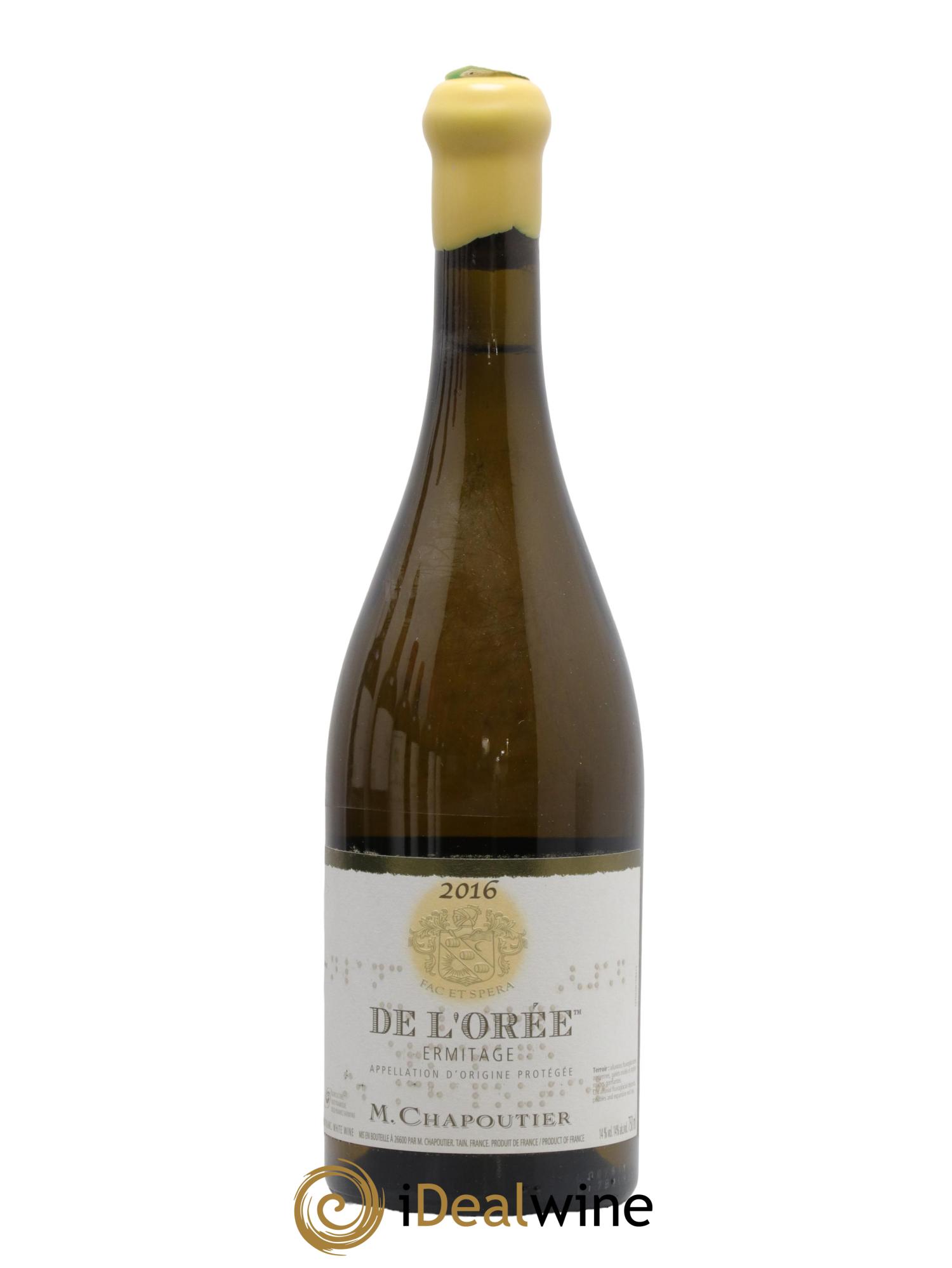 Hermitage Ermitage de l'Orée Chapoutier 2016 - Lot de 1 bouteille - 0