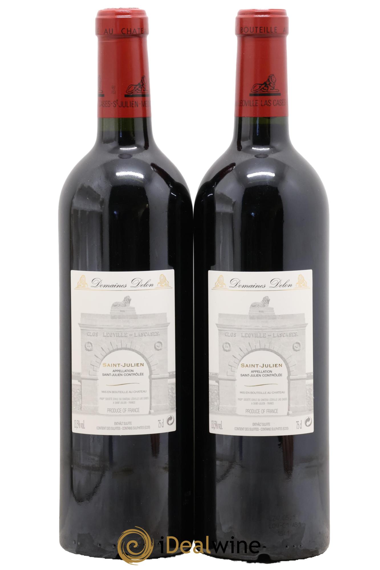 Château Léoville Las Cases 2ème Grand Cru Classé 2009 - Lot de 2 bouteilles - 1