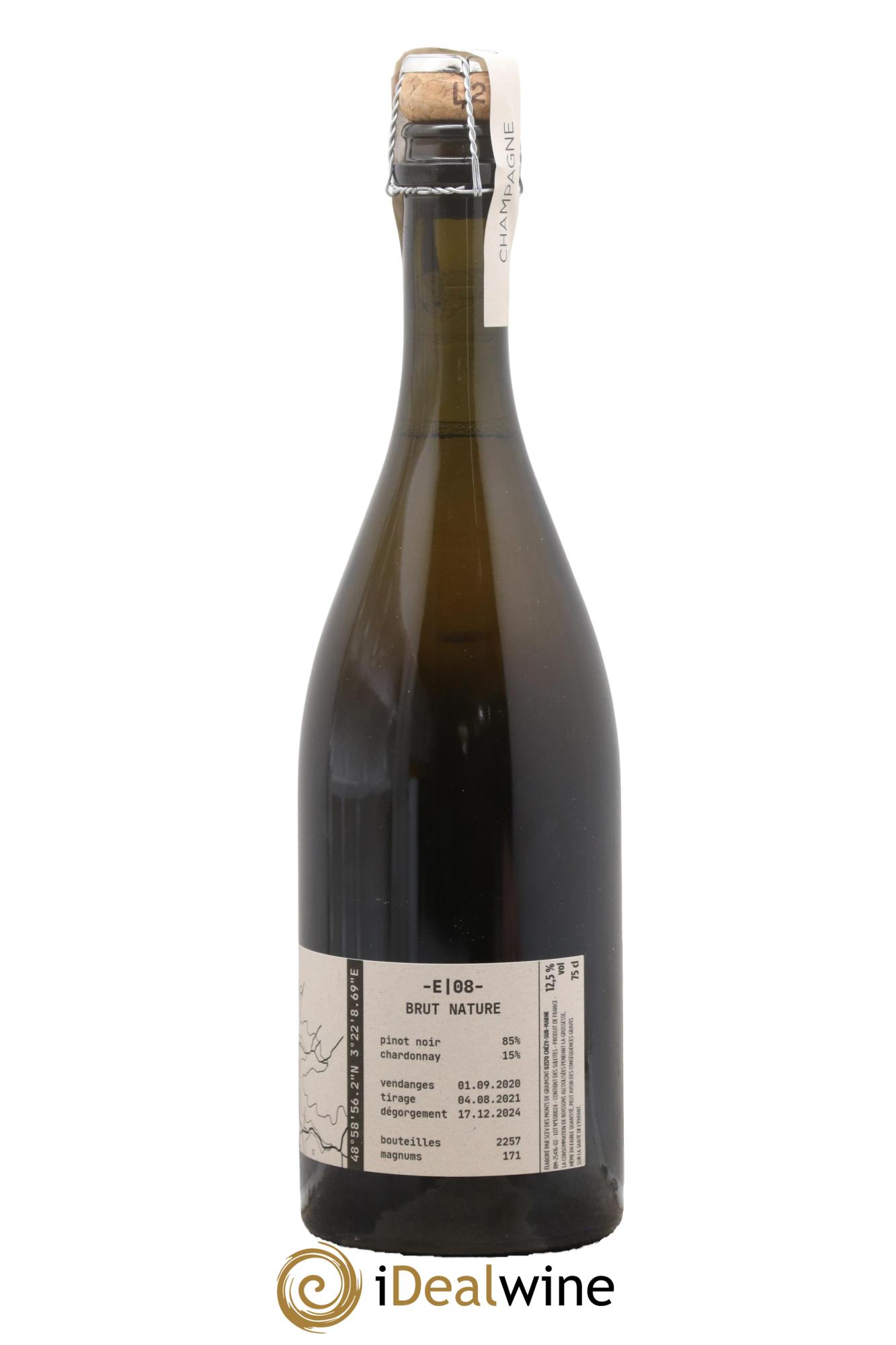 Champagne E 08 Maison Tom Gauditiabois 2020 - Posten von 1 Flasche - 1