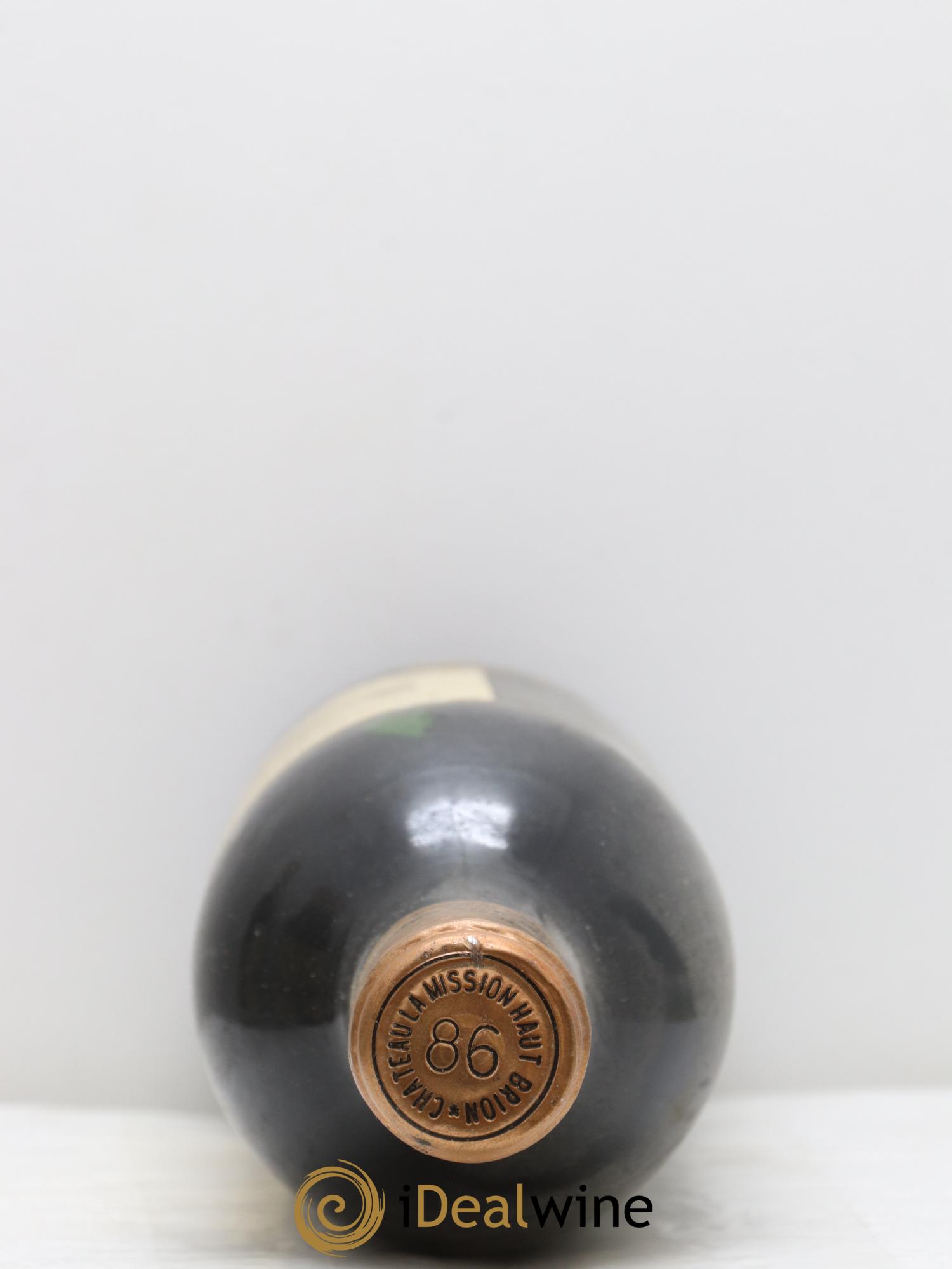 Château la Mission Haut-Brion Cru Classé de Graves  1986 - Lot of 3 bottles - 1