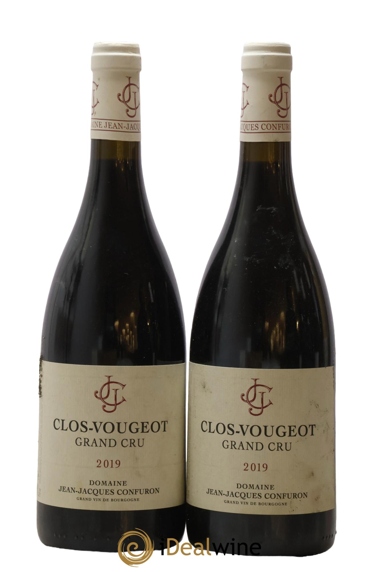 Clos de Vougeot Grand Cru Jean-Jacques Confuron 2019 - Posten von 2 Flaschen - 0