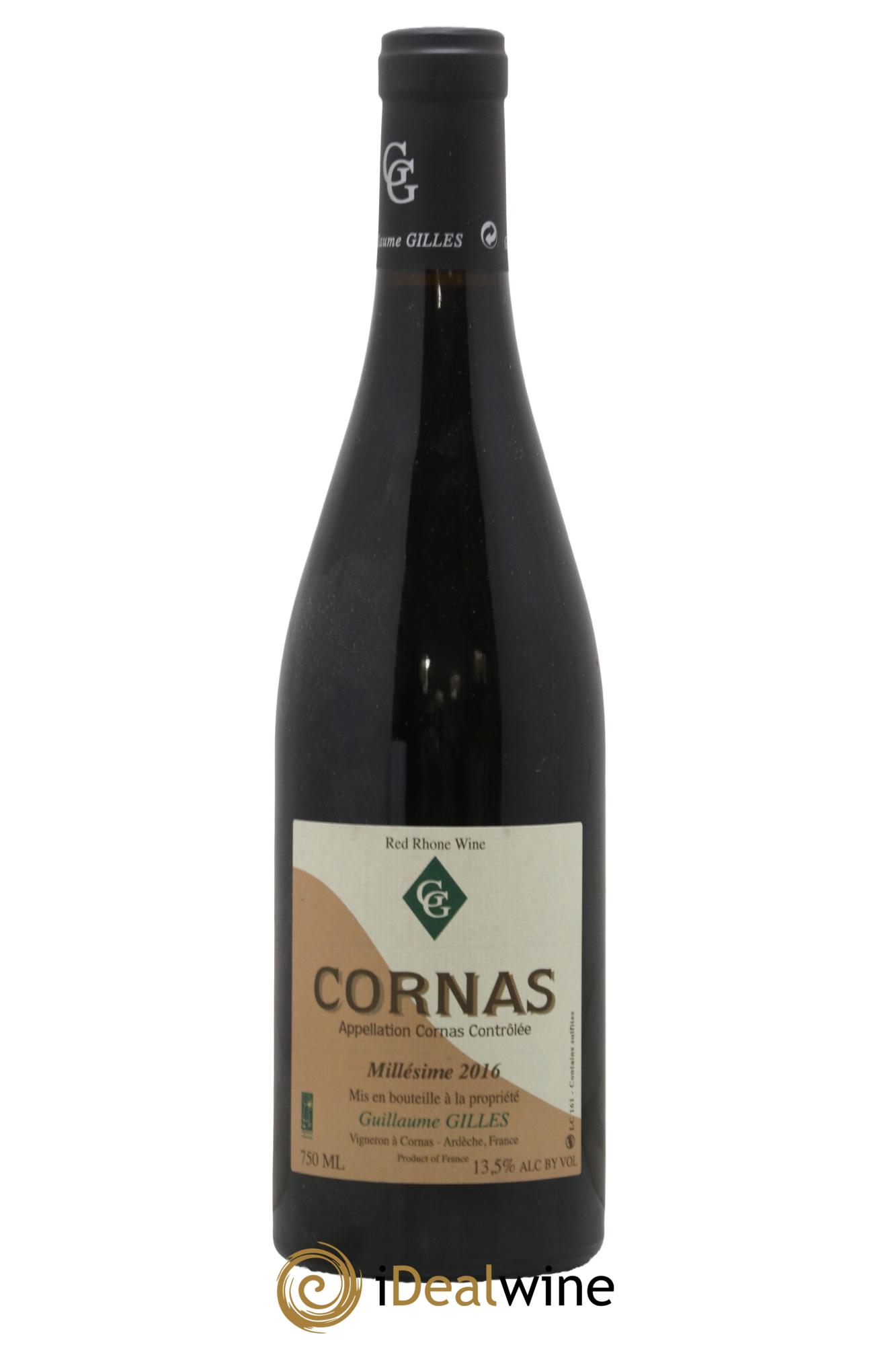 Cornas Guillaume Gilles (Domaine) 2016 - Lot de 1 bouteille - 0