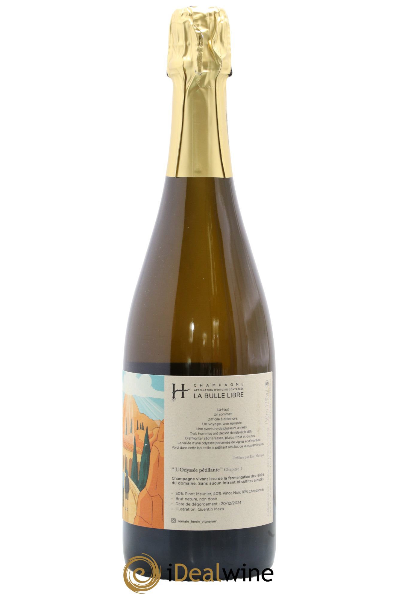 L'Odyssée Pétillante Chapitre 1 Romain Henin - Lot of 1 bottle - 1