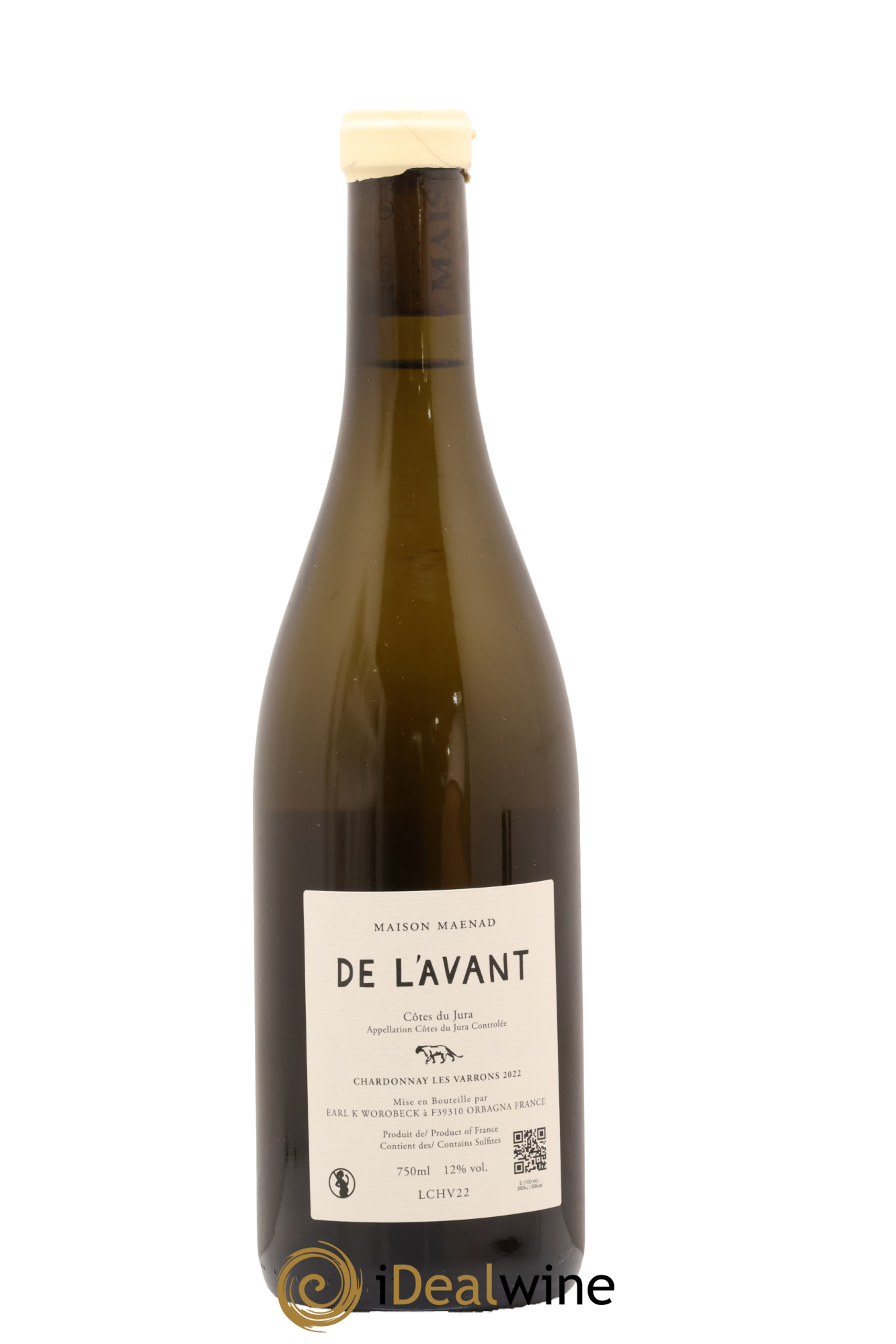 Côtes du Jura De l'Avant Les Varrons Katie Worobeck Maison Maenad 2022 - Lot de 1 bouteille - 1