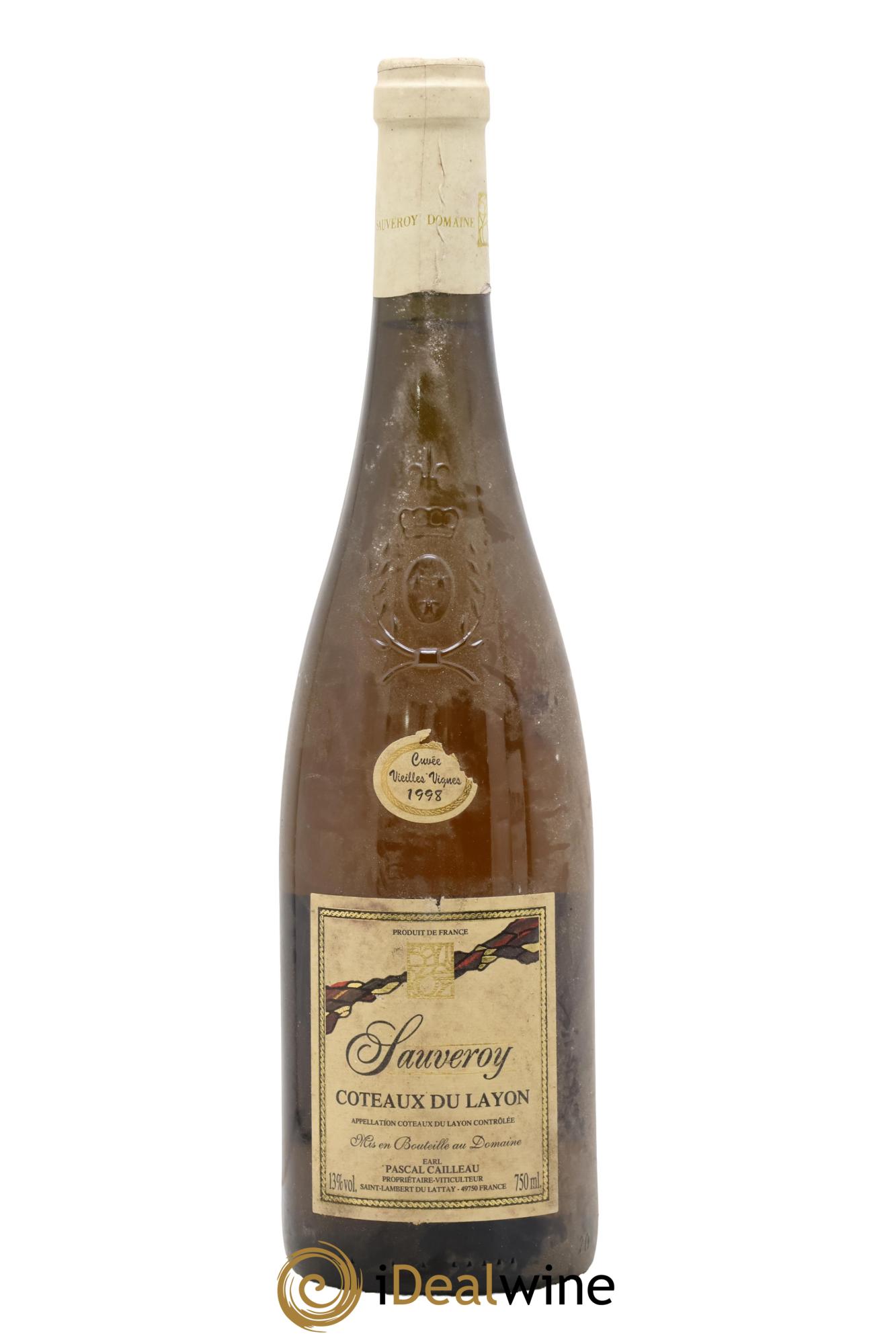 Coteaux du Layon Vieilles Vignes Saveroy 1998 - Lot of 1 bottle - 0