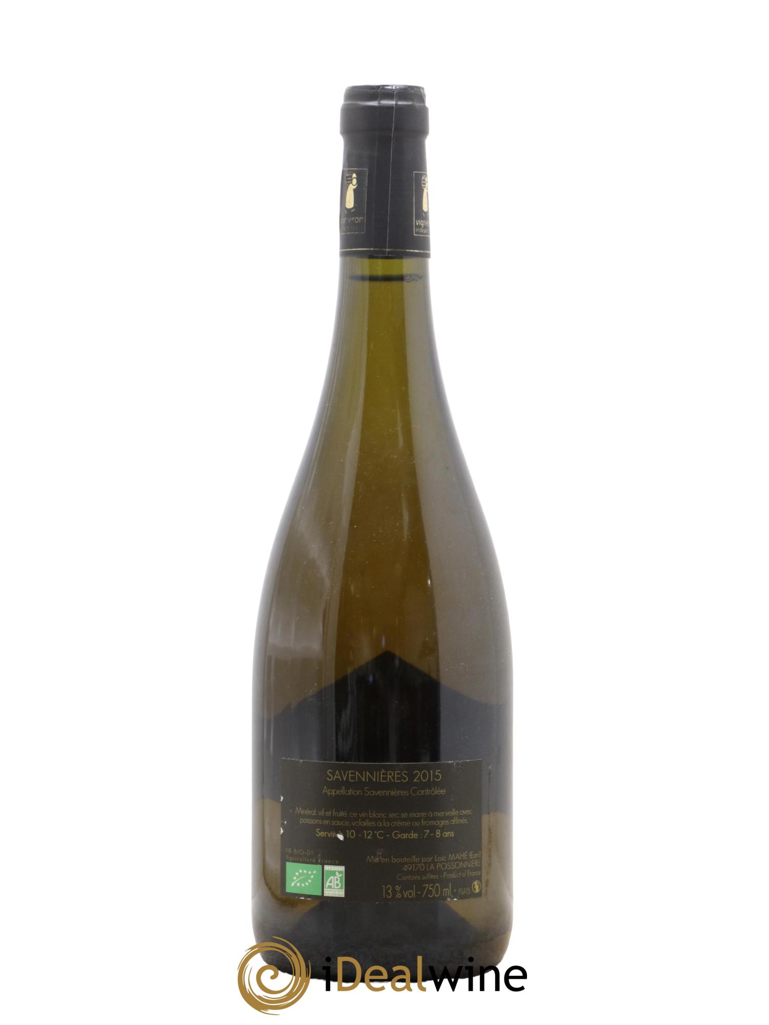 Savennières Franchaie L Mahé 2015 - Lot de 1 bouteille - 1