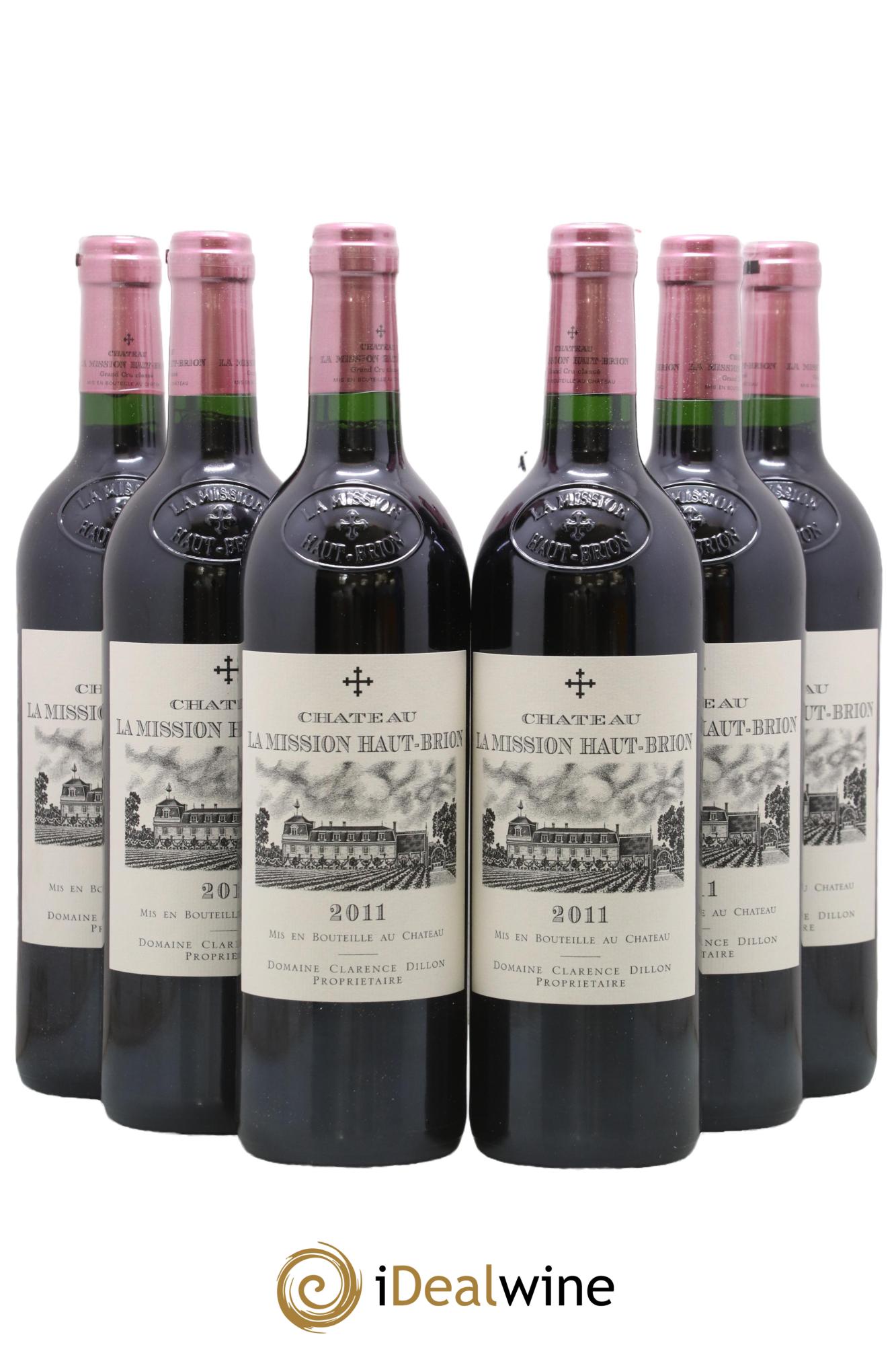 Château la Mission Haut-Brion Cru Classé de Graves 2011 - Lot de 6 bouteilles - 0