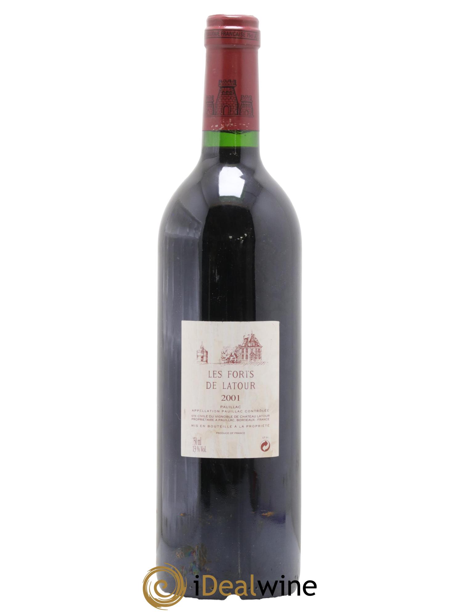 Les Forts de Latour Second Vin 2001 - Lot de 1 bouteille - 1