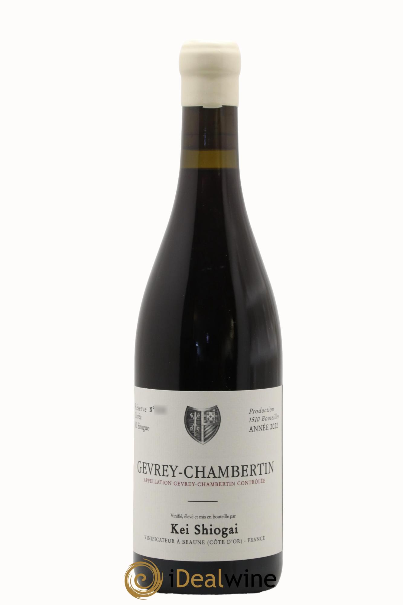 Gevrey-Chambertin Cuvée M Sirugue Kei Shiogai 2022 - Lotto di 1 bottiglia - 0