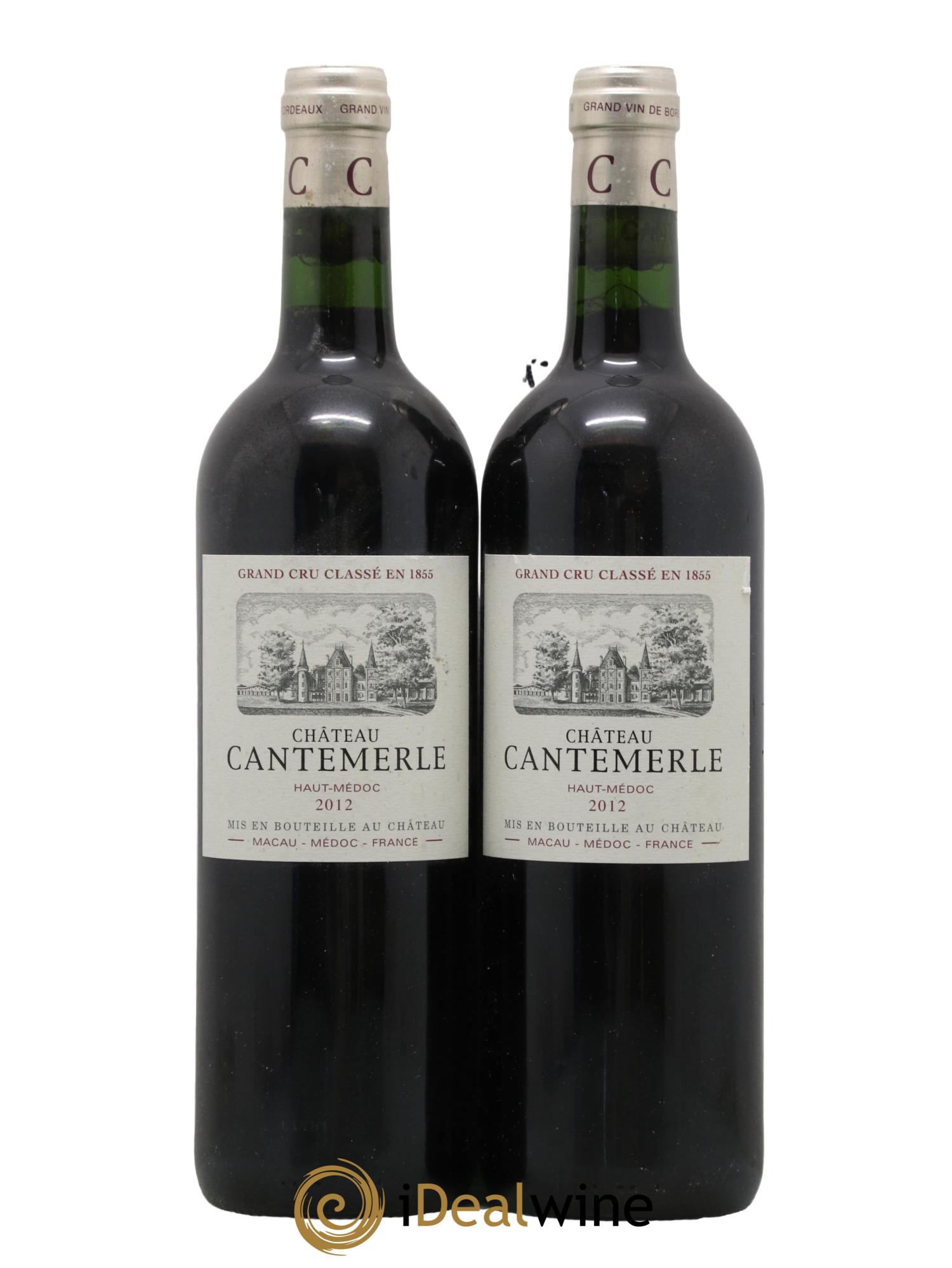 Château Cantemerle 5ème Grand Cru Classé 2012 - Lot de 2 bouteilles - 0