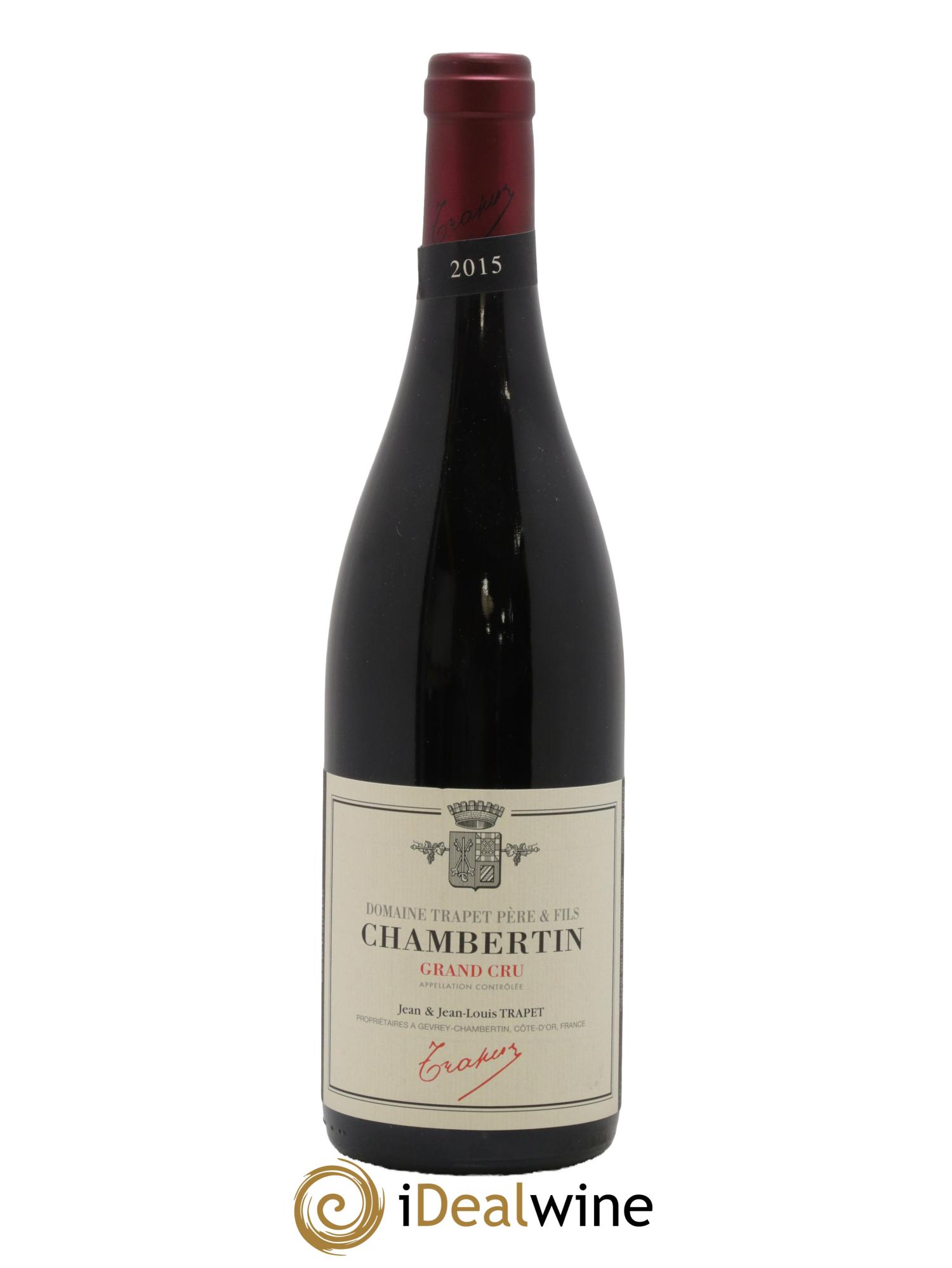 Chambertin Grand Cru Domaine Trapet 2015 - Lot de 1 bouteille - 0