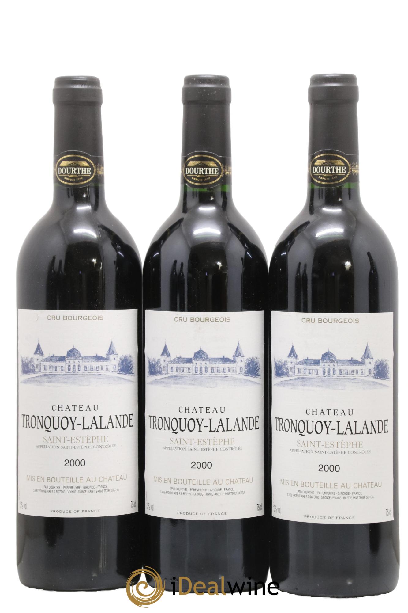 Château Tronquoy Lalande 2000 - Lot of 12 bottles - 3