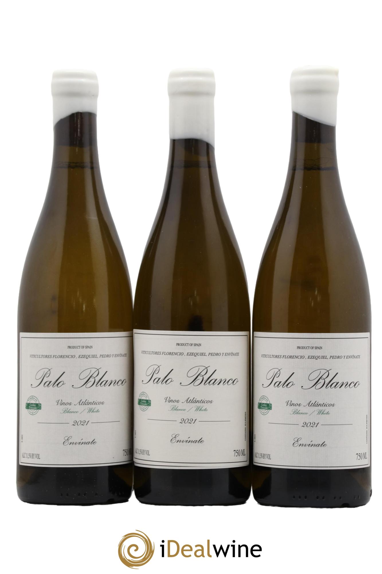 Vinos Atlánticos Palo Blanco Envinate 2021 - Lot de 3 bouteilles - 0
