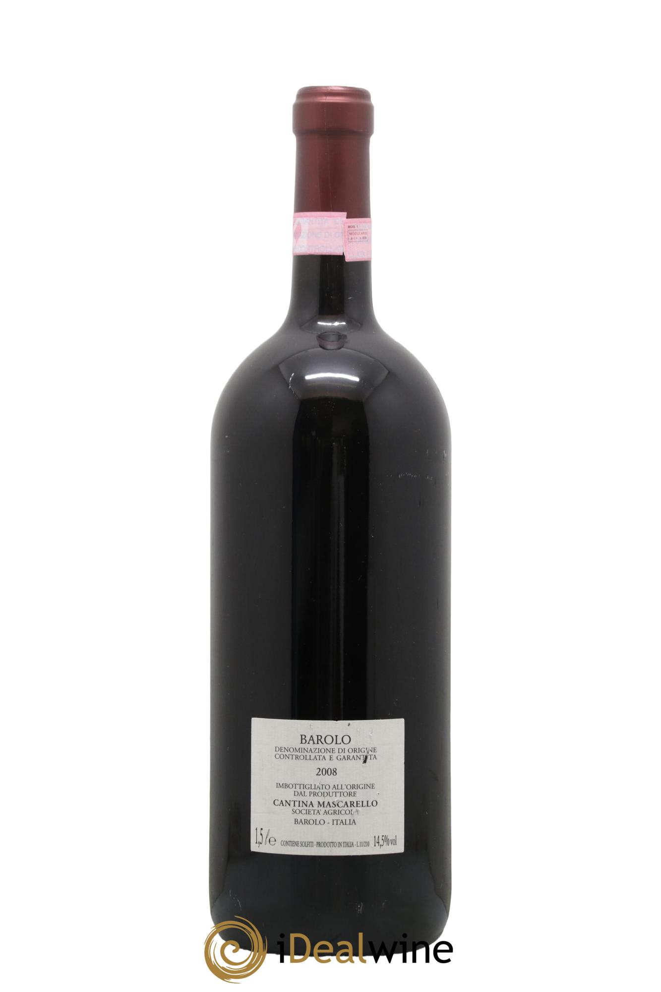Barolo DOCG Bartolo Mascarello 2008 - Lot de 1 magnum - 1
