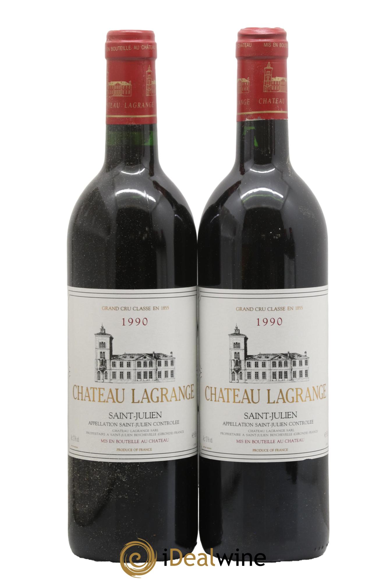 Château Lagrange 3ème Grand Cru Classé 1990 - Lot of 2 bottles - 0