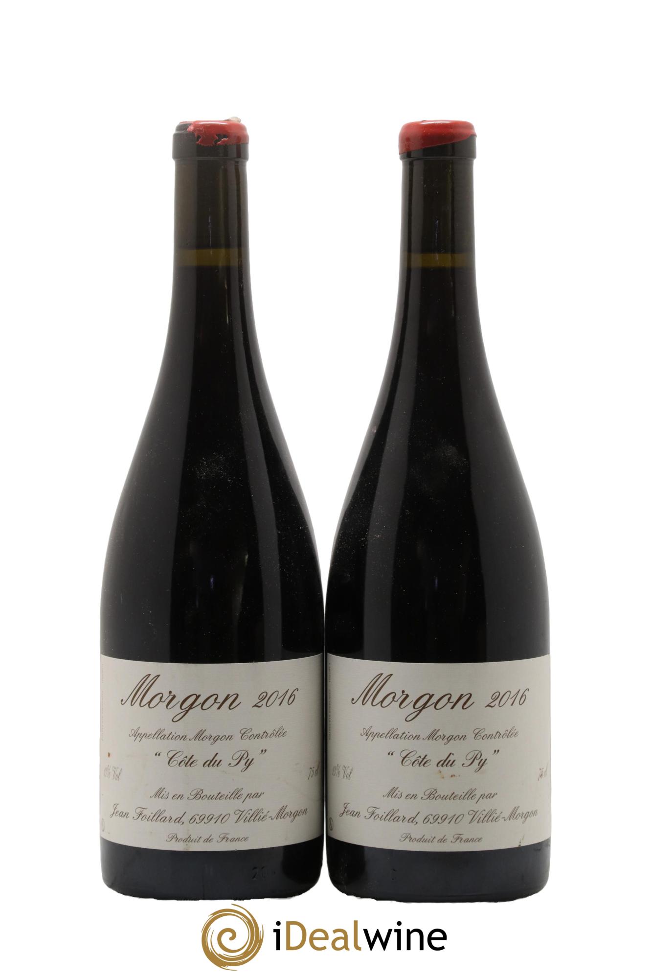Morgon Côte du Py Jean Foillard 2016 - Lot de 2 bouteilles - 0