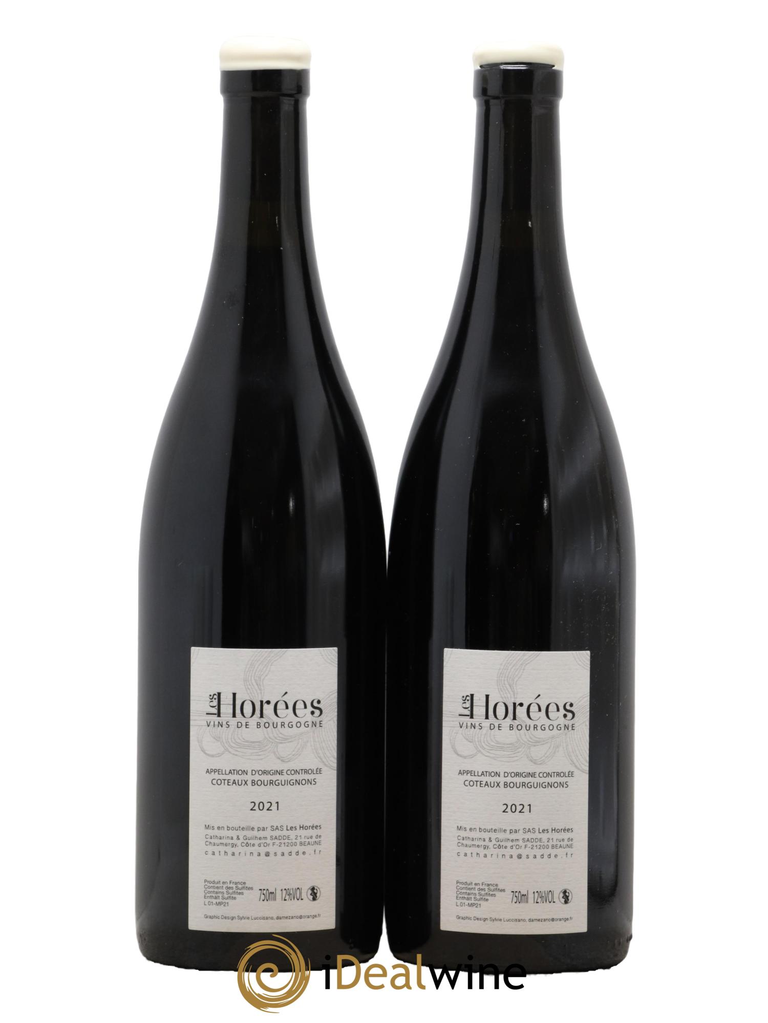Côteaux Bourguignons Mon Poulain Les Horées 2021 - Lot of 2 bottles - 1