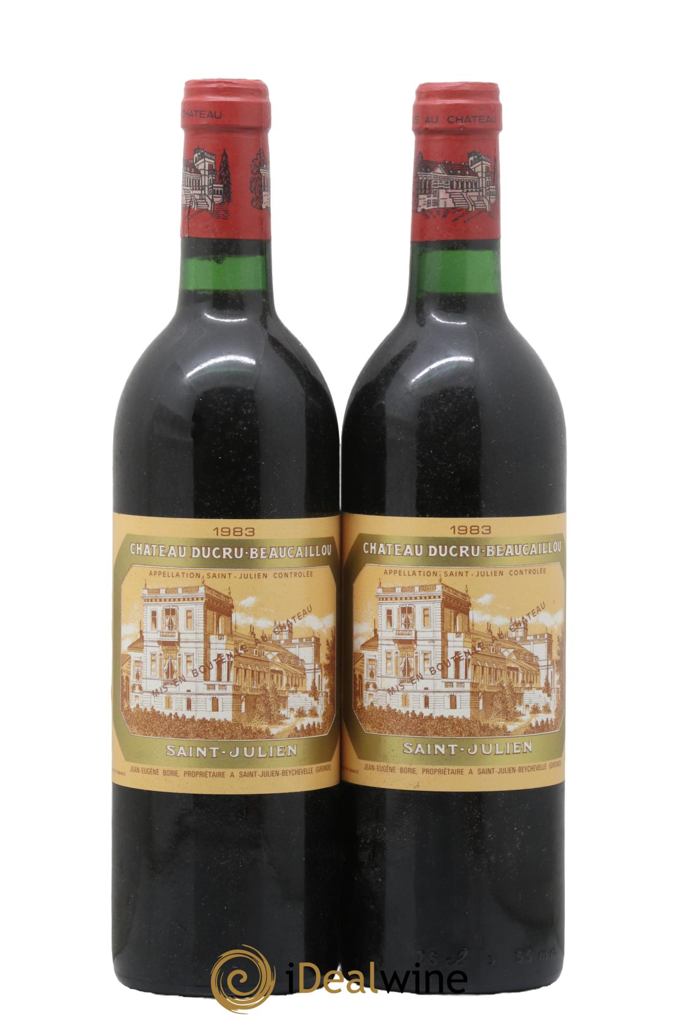 Château Ducru Beaucaillou 2ème Grand Cru Classé 1983 - Lot de 2 bouteilles - 0