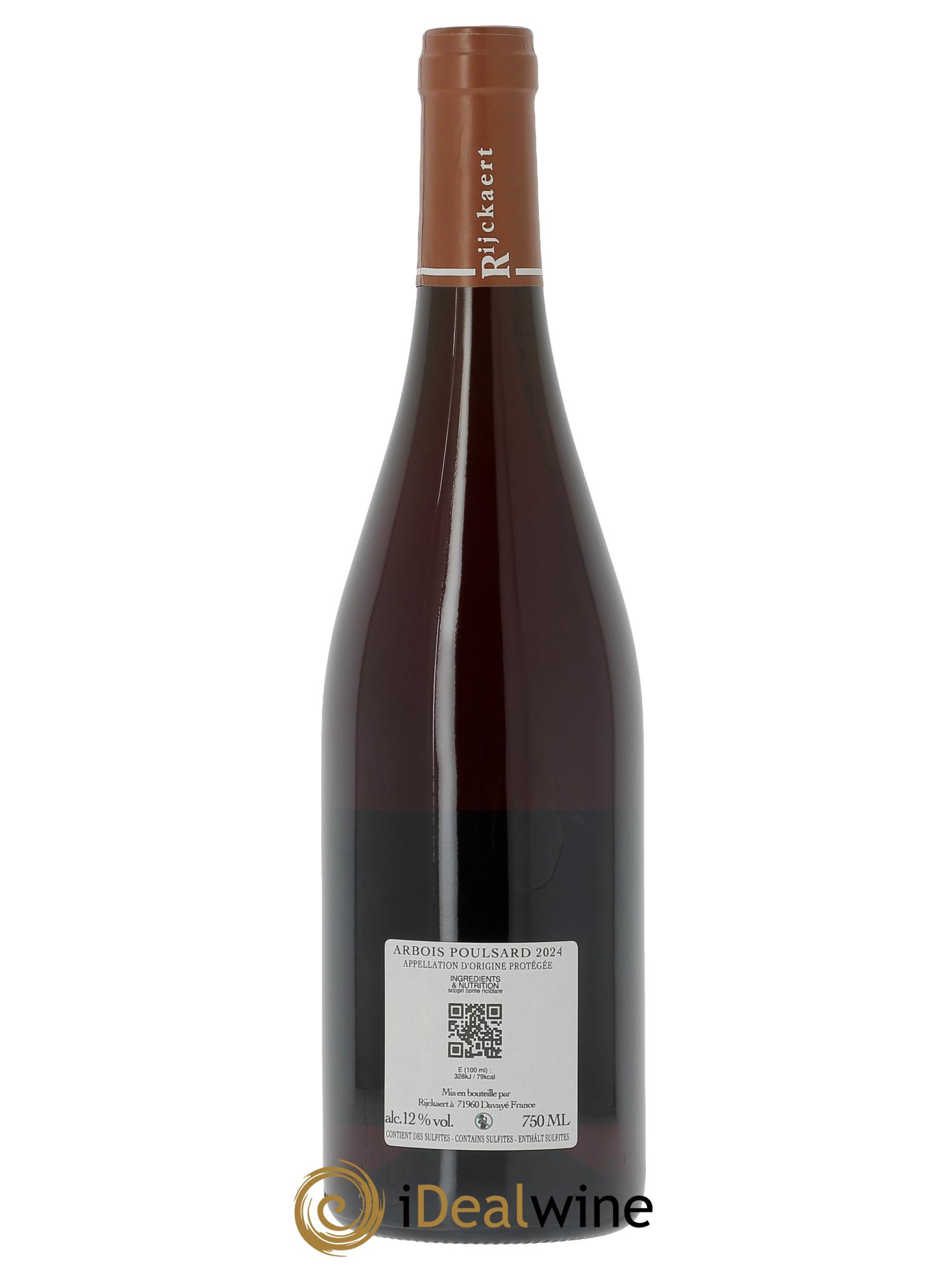 Arbois L'autre Rouge Poulsard Rijckaert  2024 - Lot de 1 bouteille - 1