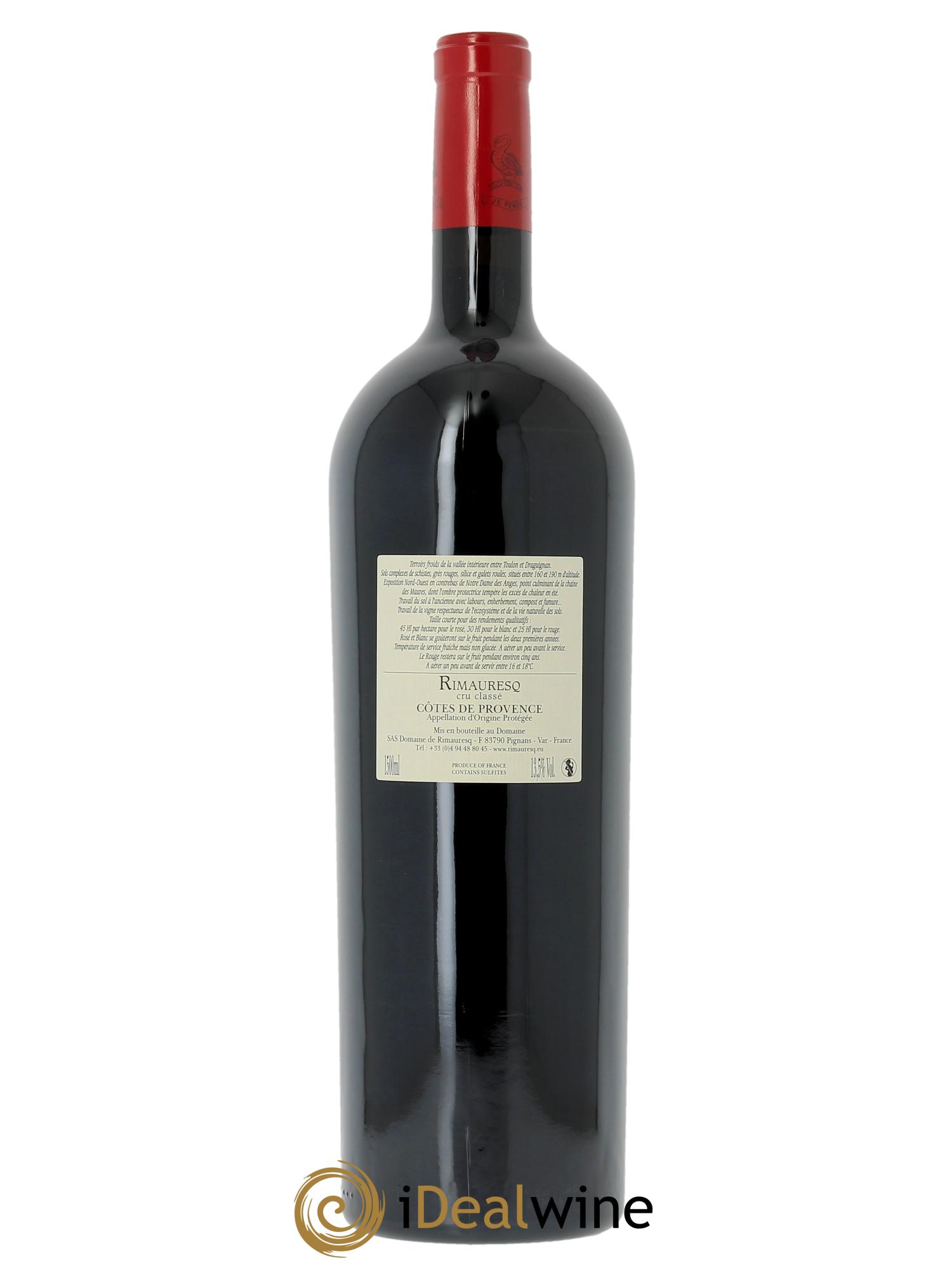 Côtes de Provence Rimauresq Cru Classé Classique de Rimauresq  2019 - Lot de 1 magnum - 1