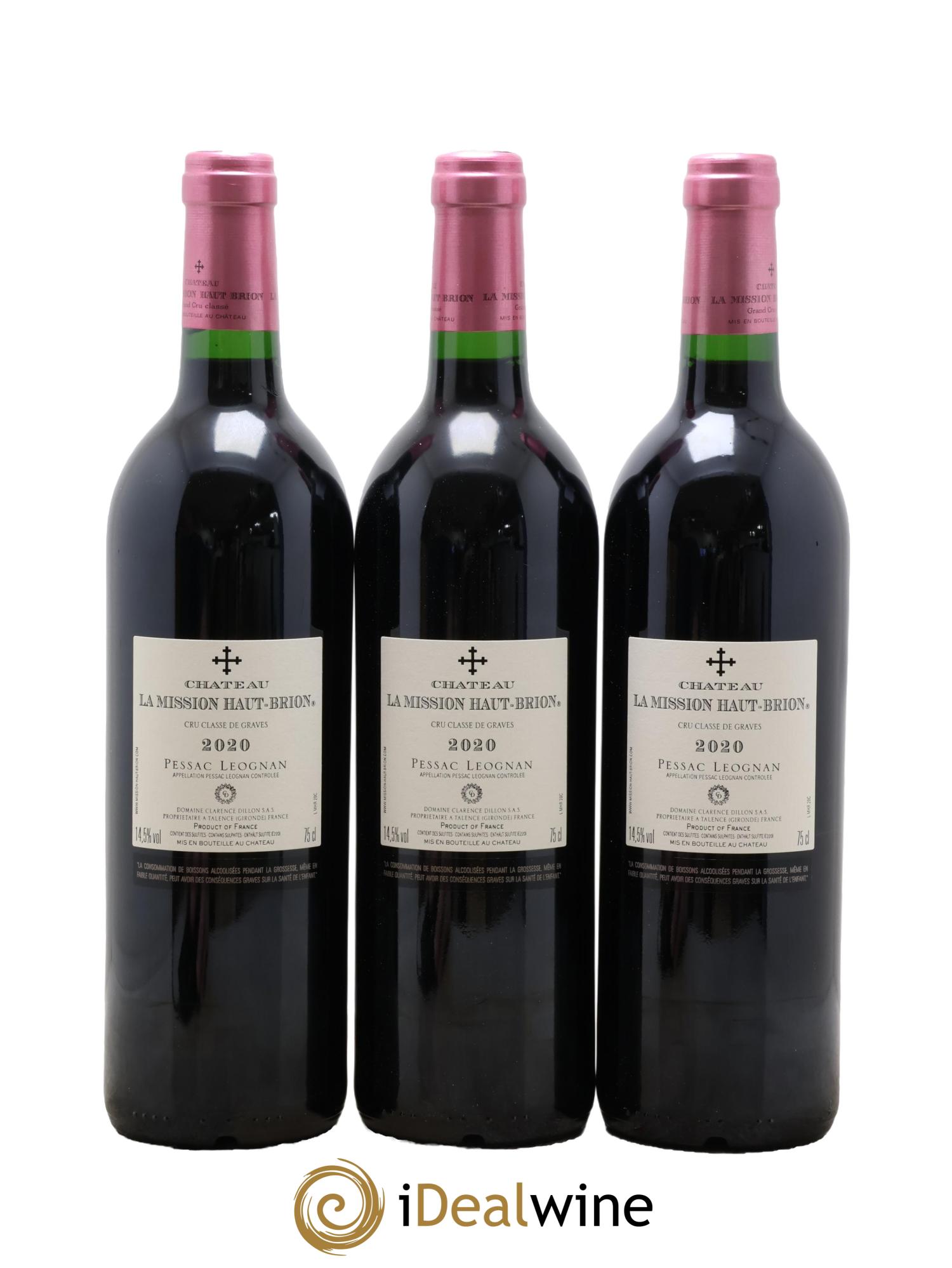 Château la Mission Haut-Brion Cru Classé de Graves 2020 - Lot of 6 bottles - 4