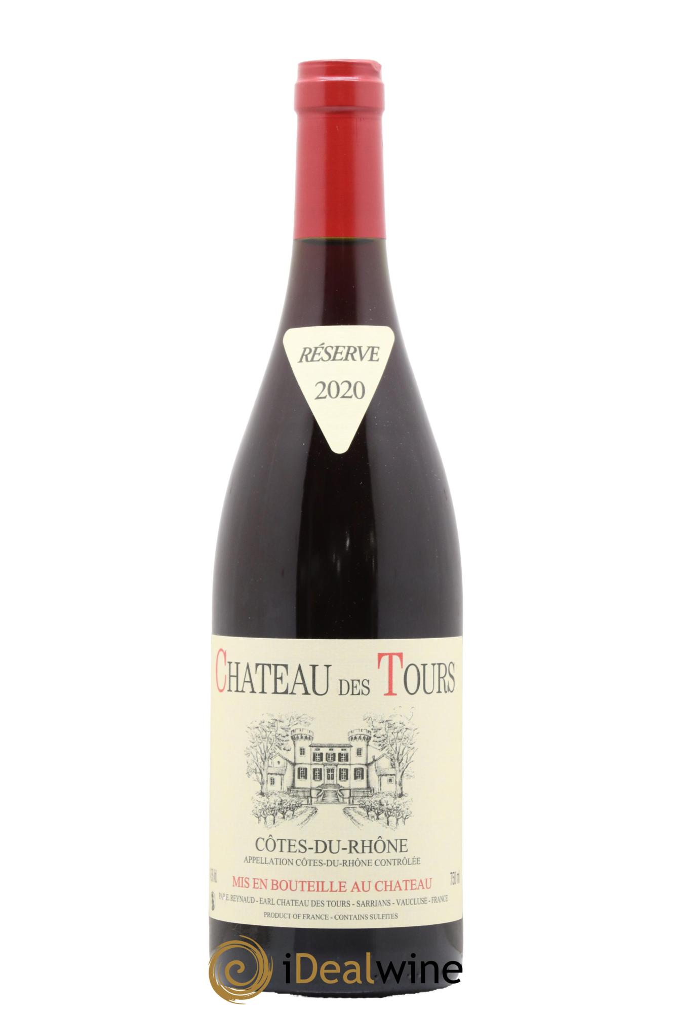 Côtes-du-Rhône Château des Tours Emmanuel Reynaud 2020 - Lot de 1 bouteille - 0