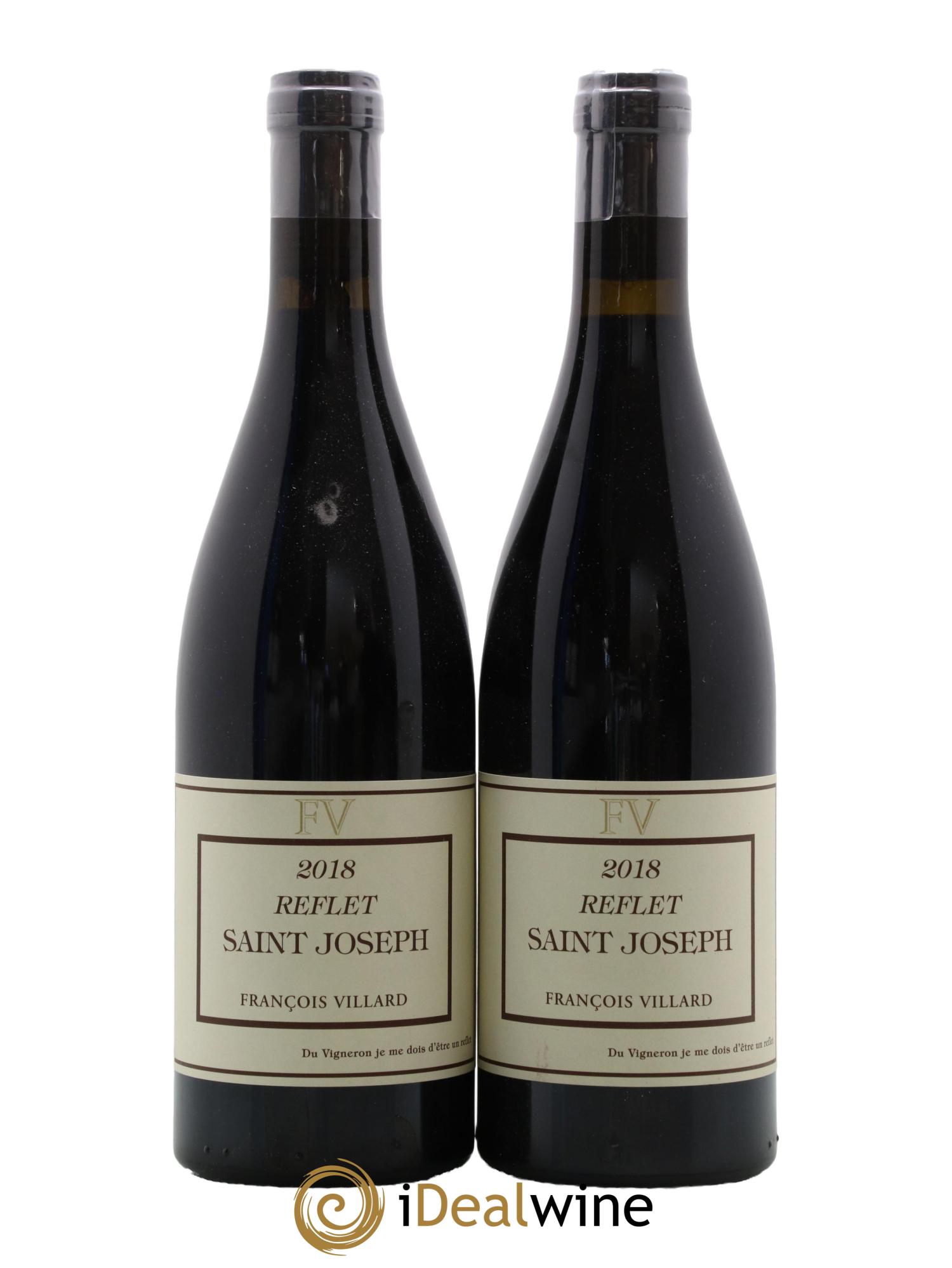 Saint-Joseph Reflet François Villard 2018 - Lotto di 2 bottiglie - 0