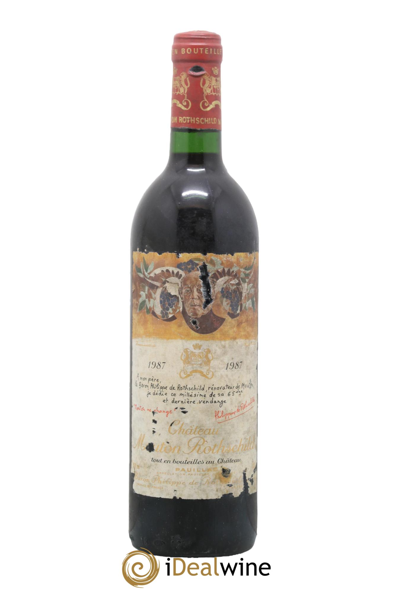 Acquista Château Mouton Rothschild 1er Grand Cru Classé 1987 (lot