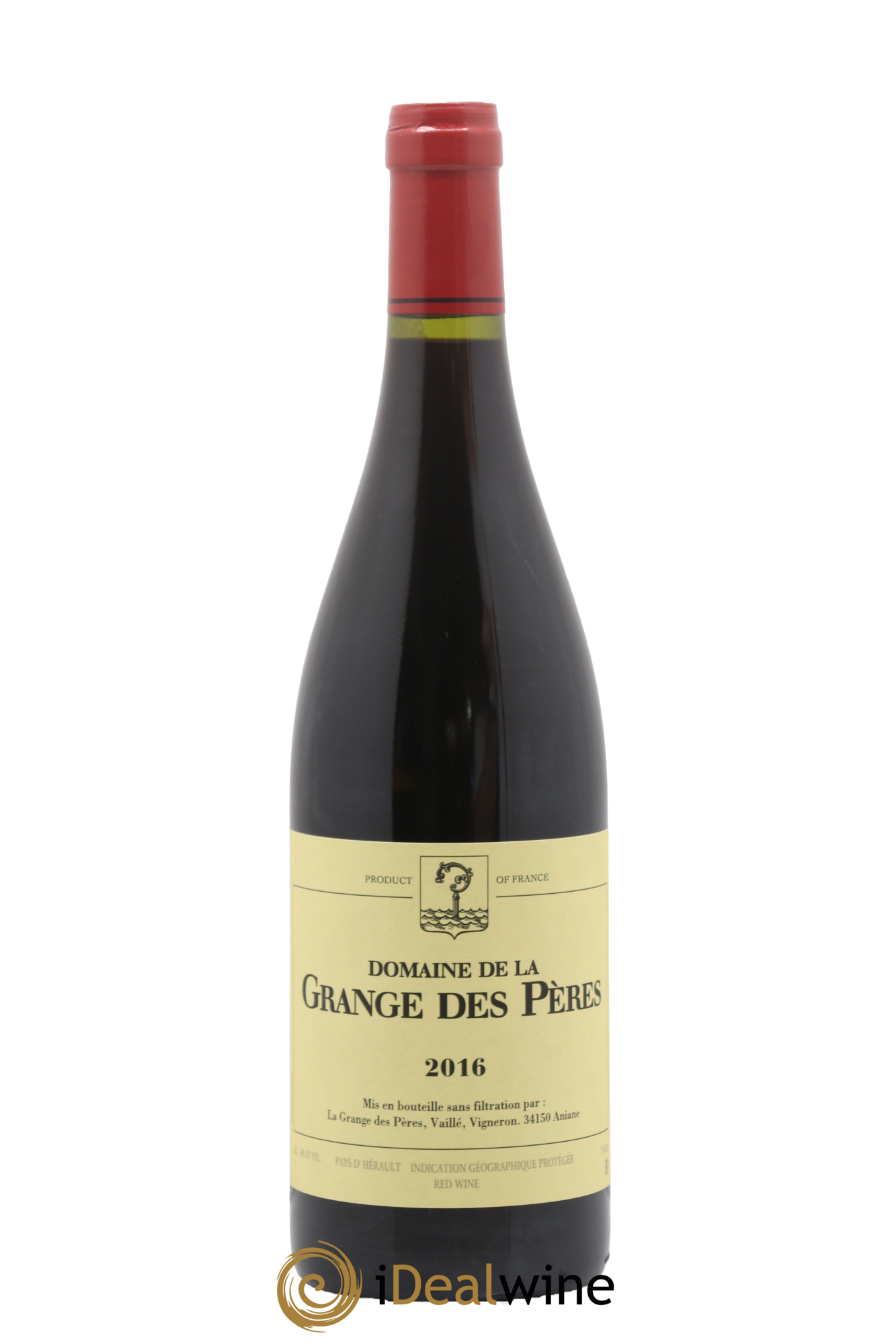 Pays d'Hérault Grange des Pères Laurent Vaillé 2016 - Lot de 1 bouteille - 0