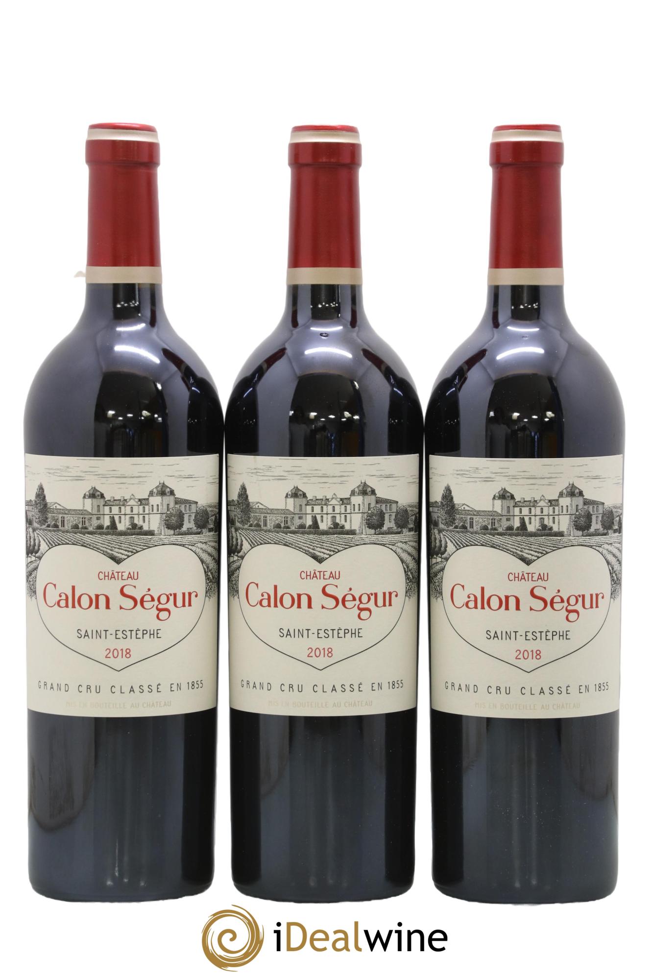 Château Calon Ségur 3ème Grand Cru Classé 2018 - Lot de 3 bouteilles - 0
