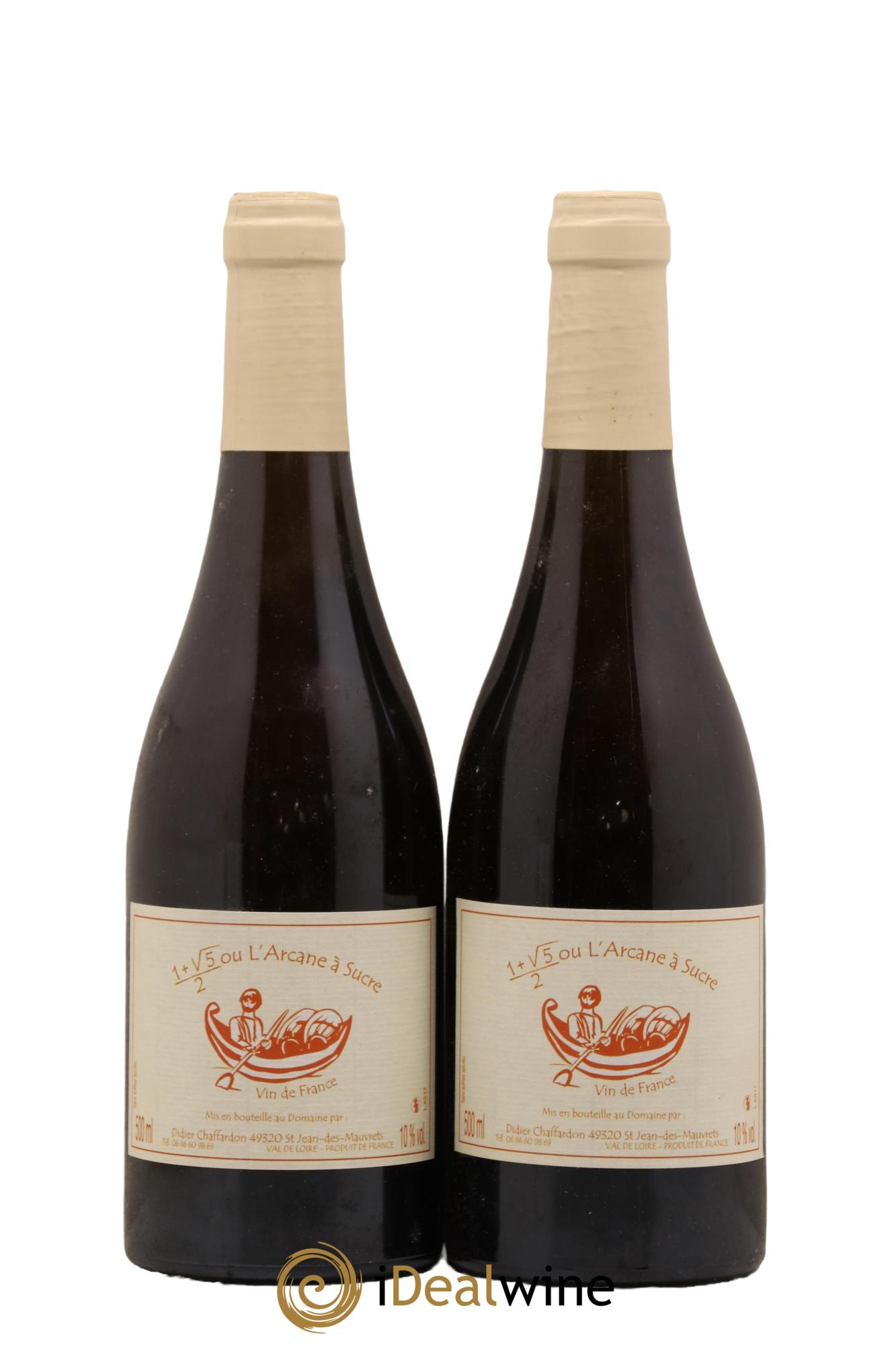 Vin de France L Arcane a Sucre Domaine Didier Chaffardon 2017 - Lot de 2 format 50cls - 0