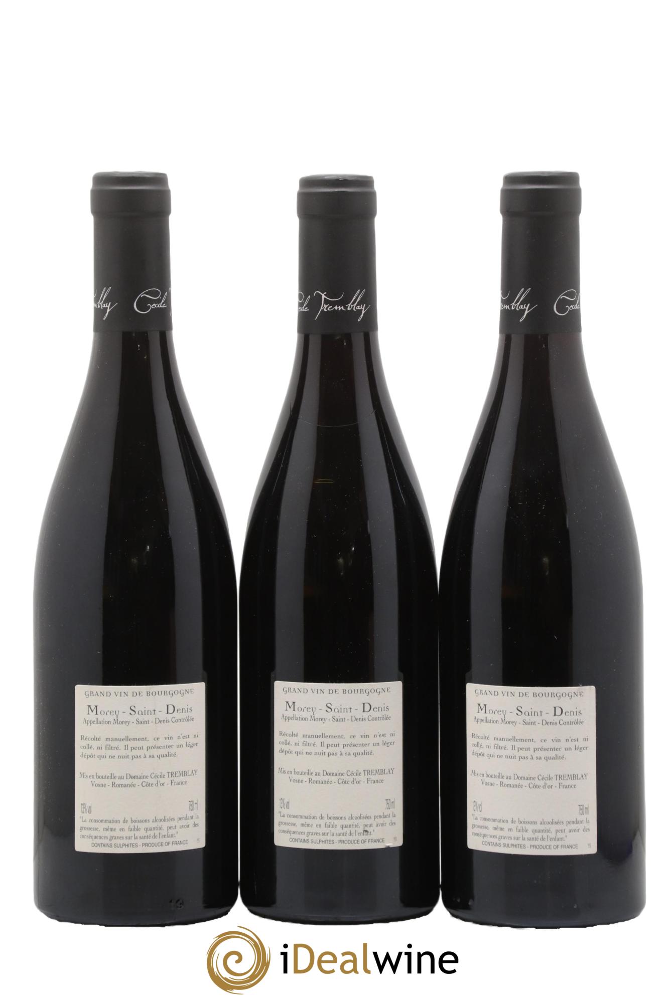 Morey-Saint-Denis Très Girard Cécile Tremblay 2016 - Lot of 3 bottles - 1