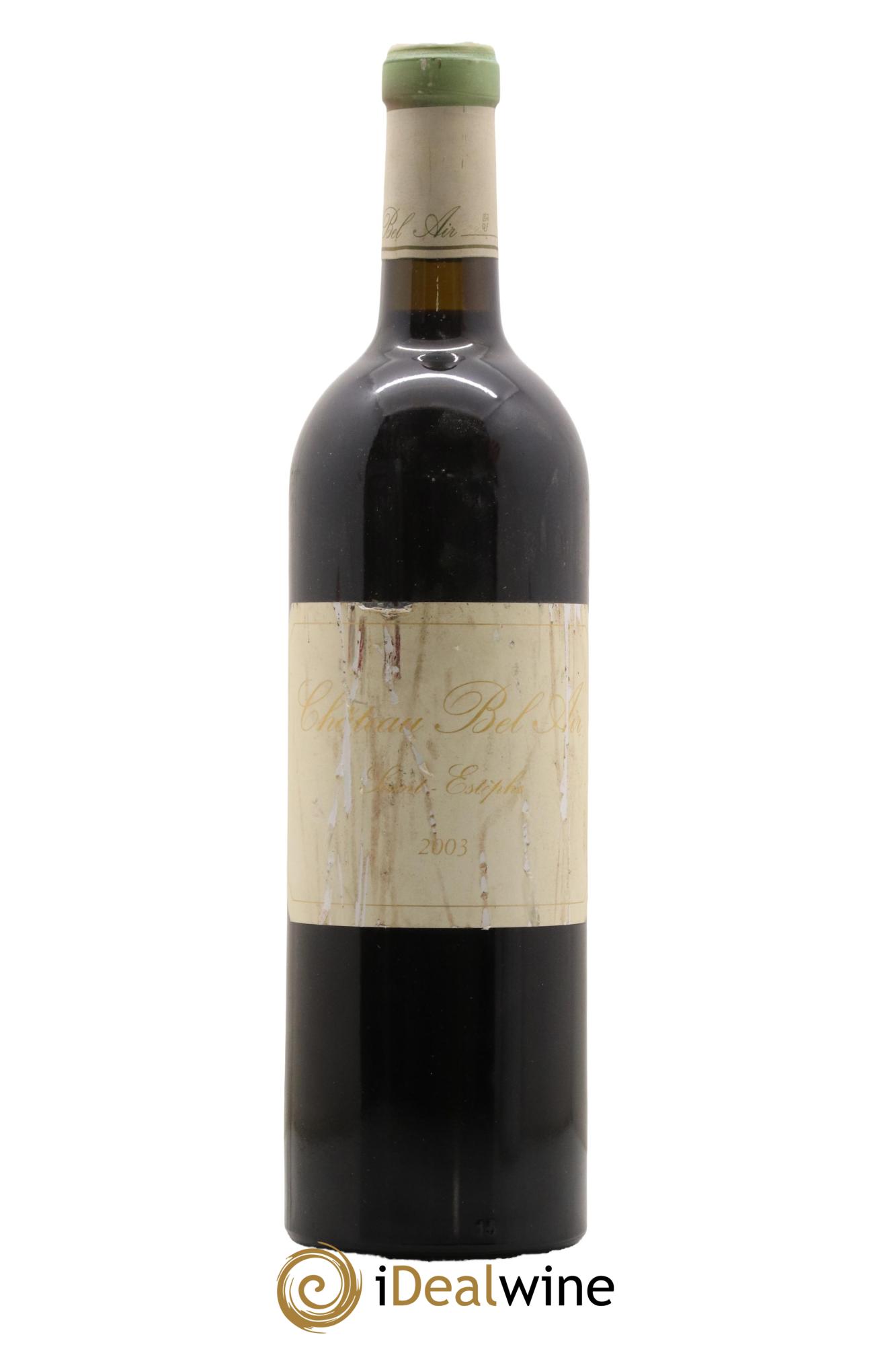 Château Bel Air 2003 - Lot de 1 bouteille - 0