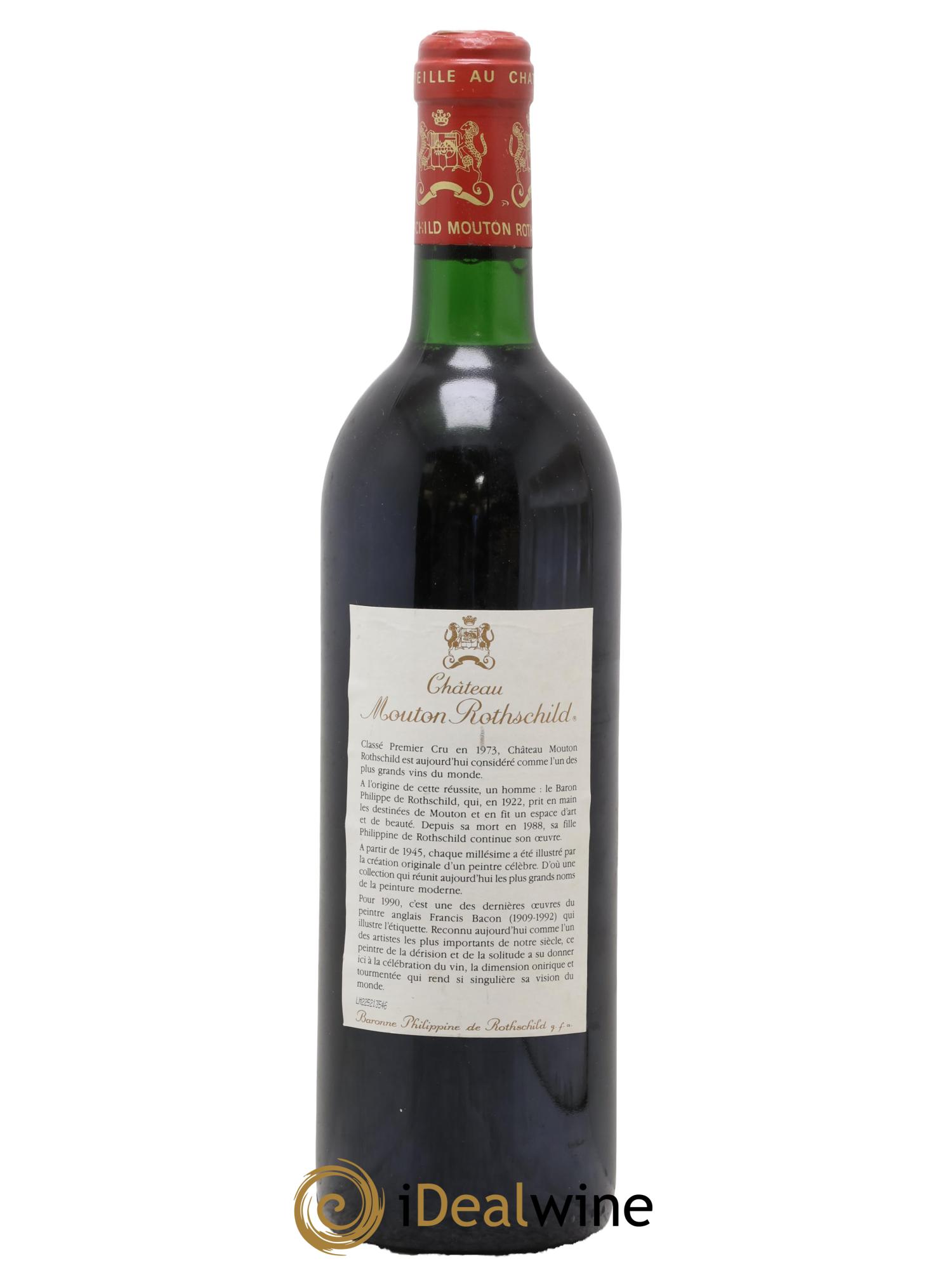 Château Mouton Rothschild 1er Grand Cru Classé 1990 - Lot of 1 bottle - 1