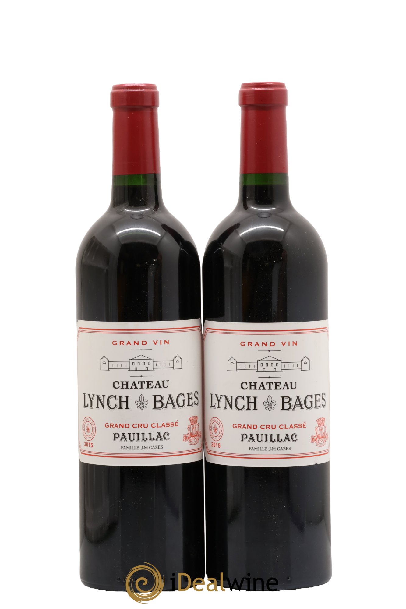 Château Lynch Bages 5ème Grand Cru Classé 2015 - Lot of 2 bottles - 0