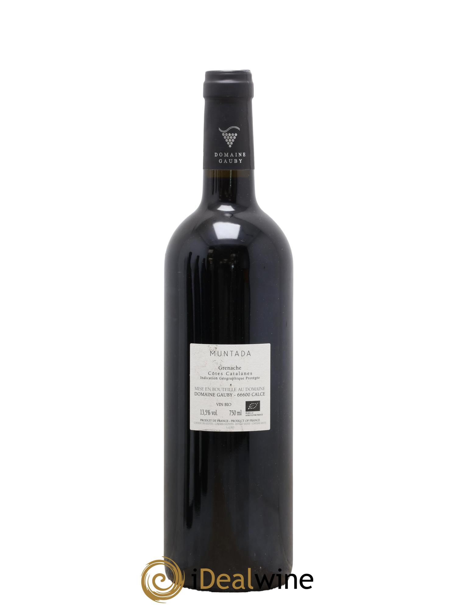 Côtes Catalanes (anciennement Côtes du Roussillon Villages) La Muntada Gauby (Domaine) 2021 - Lot de 1 bouteille - 1